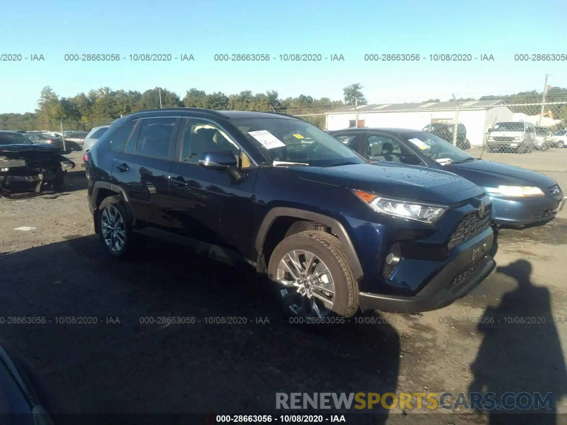 1 Photograph of a damaged car JTMA1RFV7LD048858 TOYOTA RAV4 2020