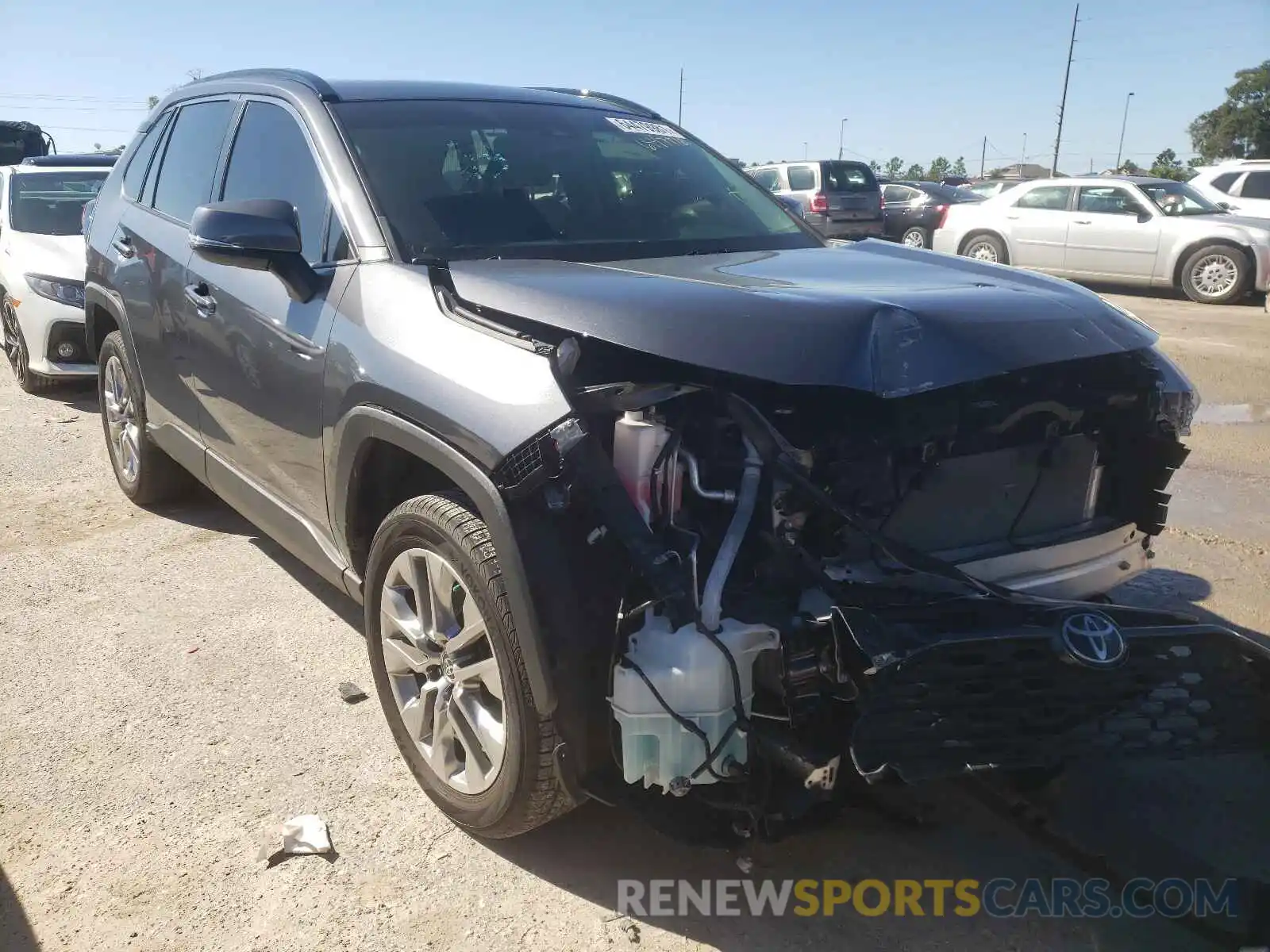 1 Photograph of a damaged car JTMA1RFV7LD050559 TOYOTA RAV4 2020