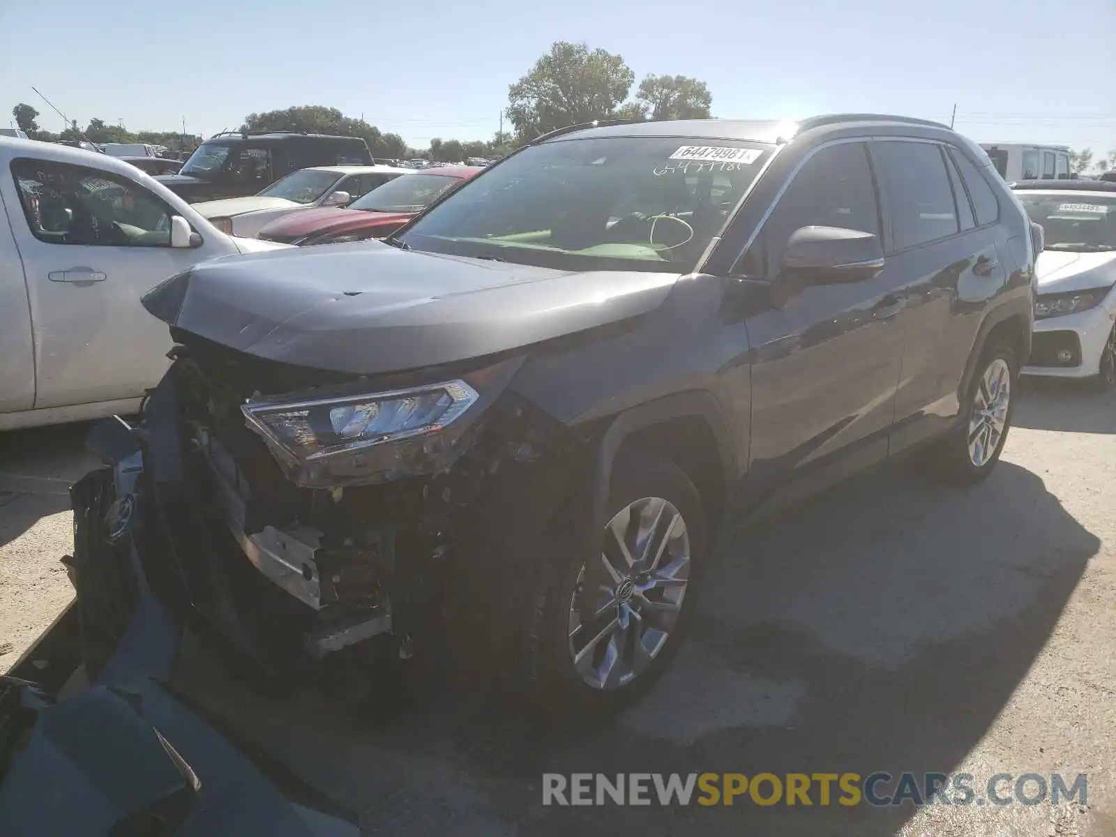 2 Photograph of a damaged car JTMA1RFV7LD050559 TOYOTA RAV4 2020