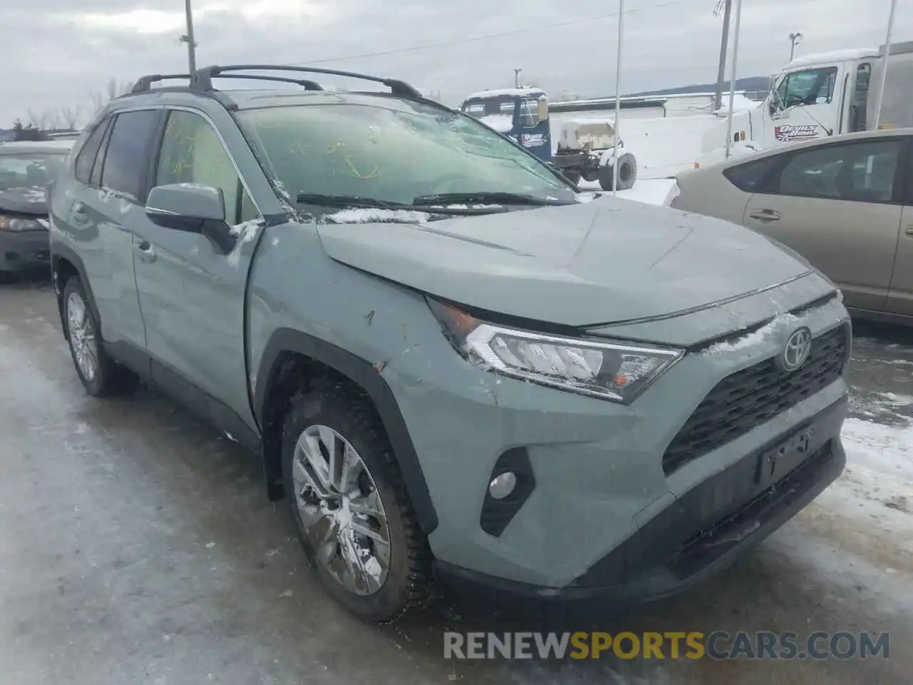 1 Photograph of a damaged car JTMA1RFV7LD052876 TOYOTA RAV4 2020