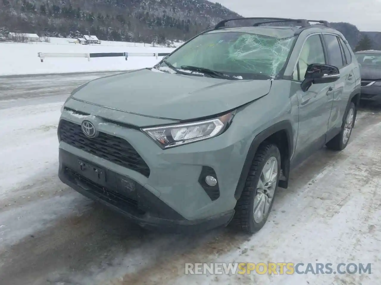 2 Photograph of a damaged car JTMA1RFV7LD052876 TOYOTA RAV4 2020