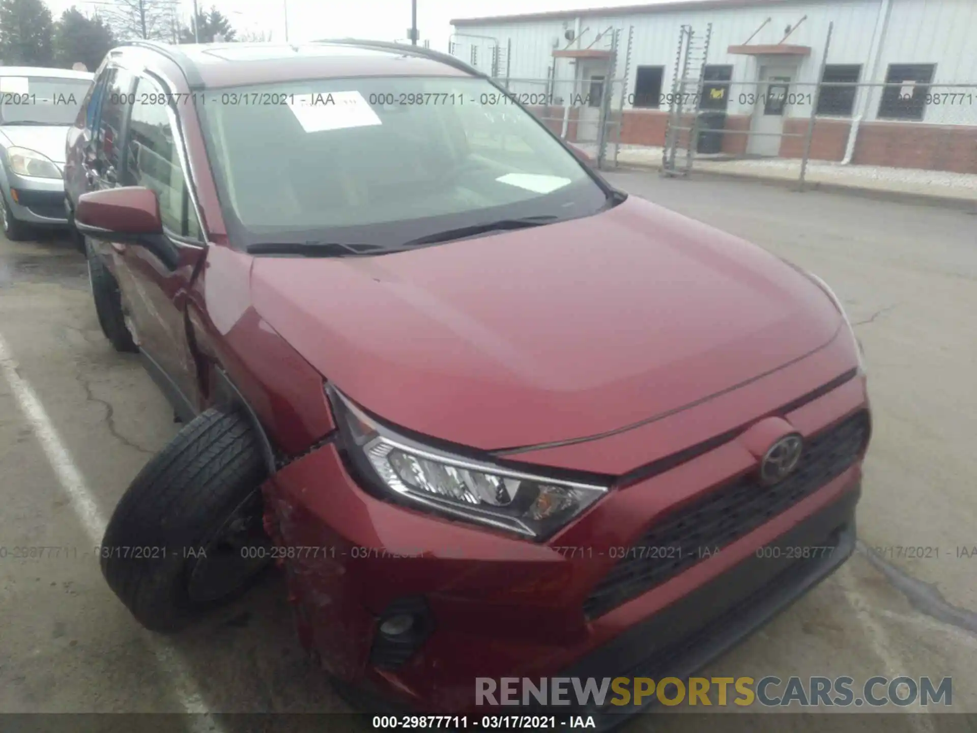 1 Photograph of a damaged car JTMA1RFV7LD057270 TOYOTA RAV4 2020