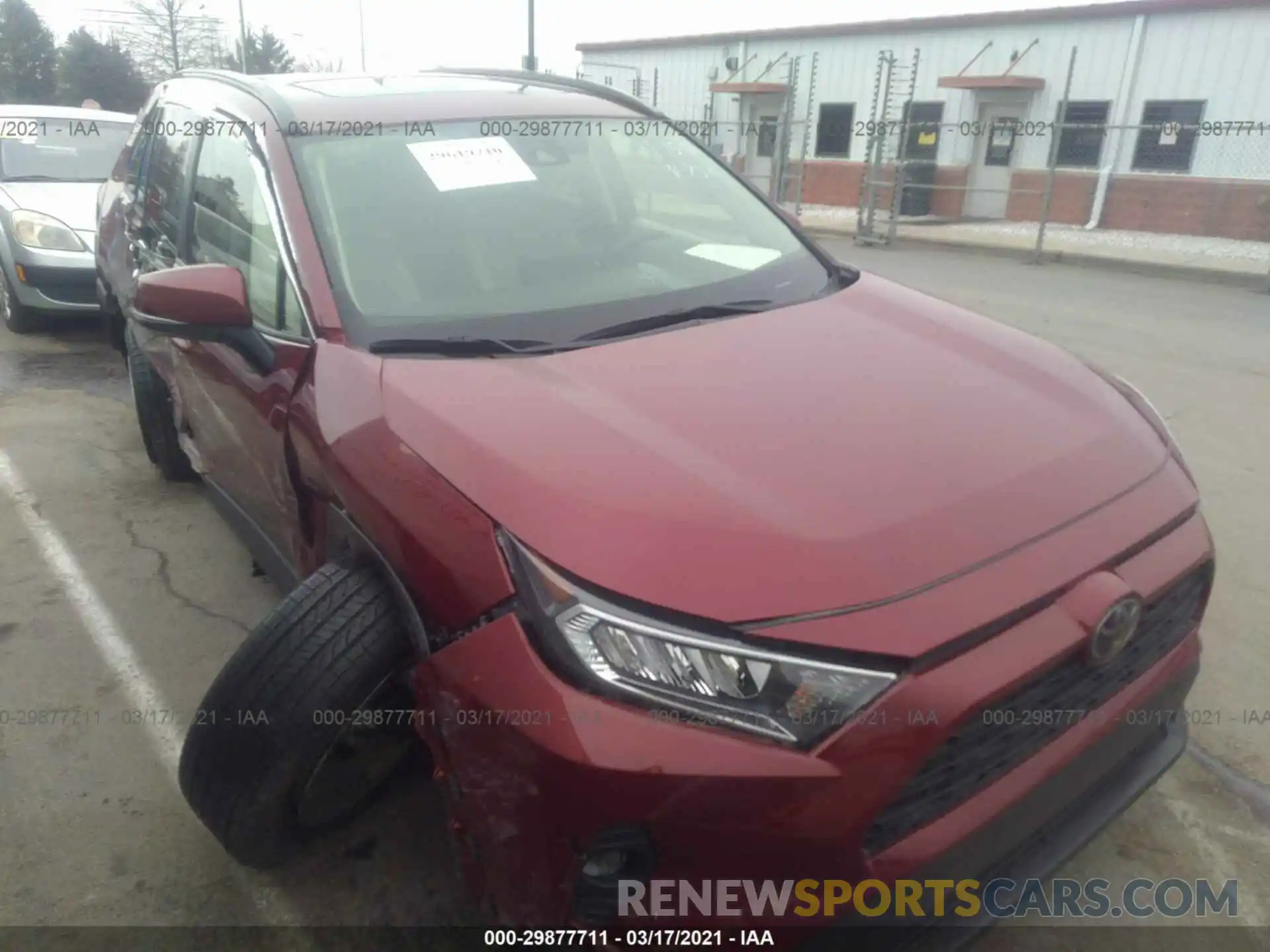 6 Photograph of a damaged car JTMA1RFV7LD057270 TOYOTA RAV4 2020