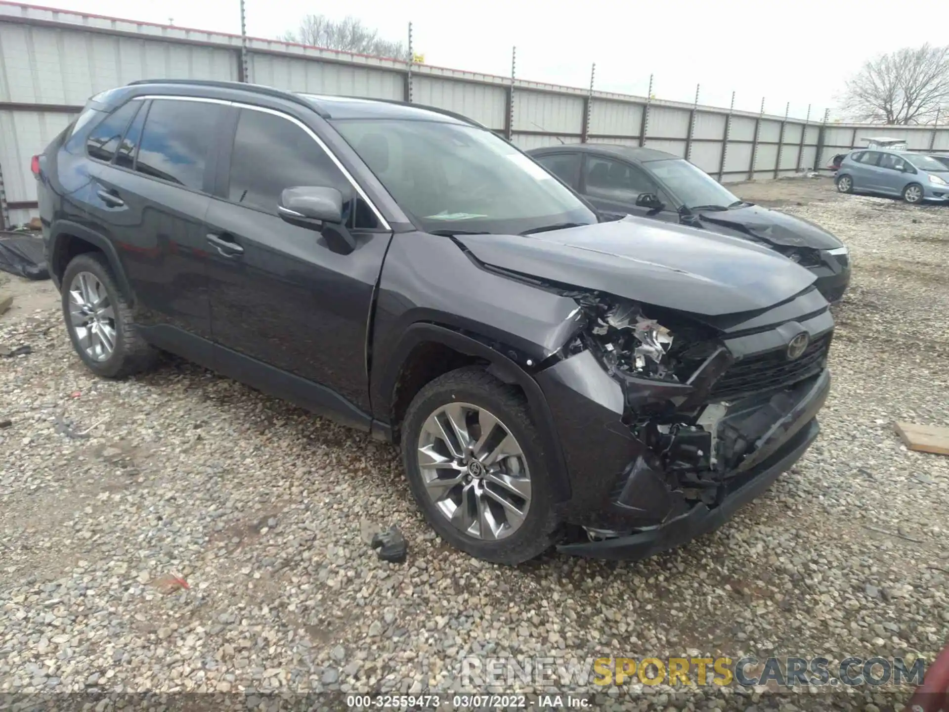 1 Photograph of a damaged car JTMA1RFV7LJ034735 TOYOTA RAV4 2020