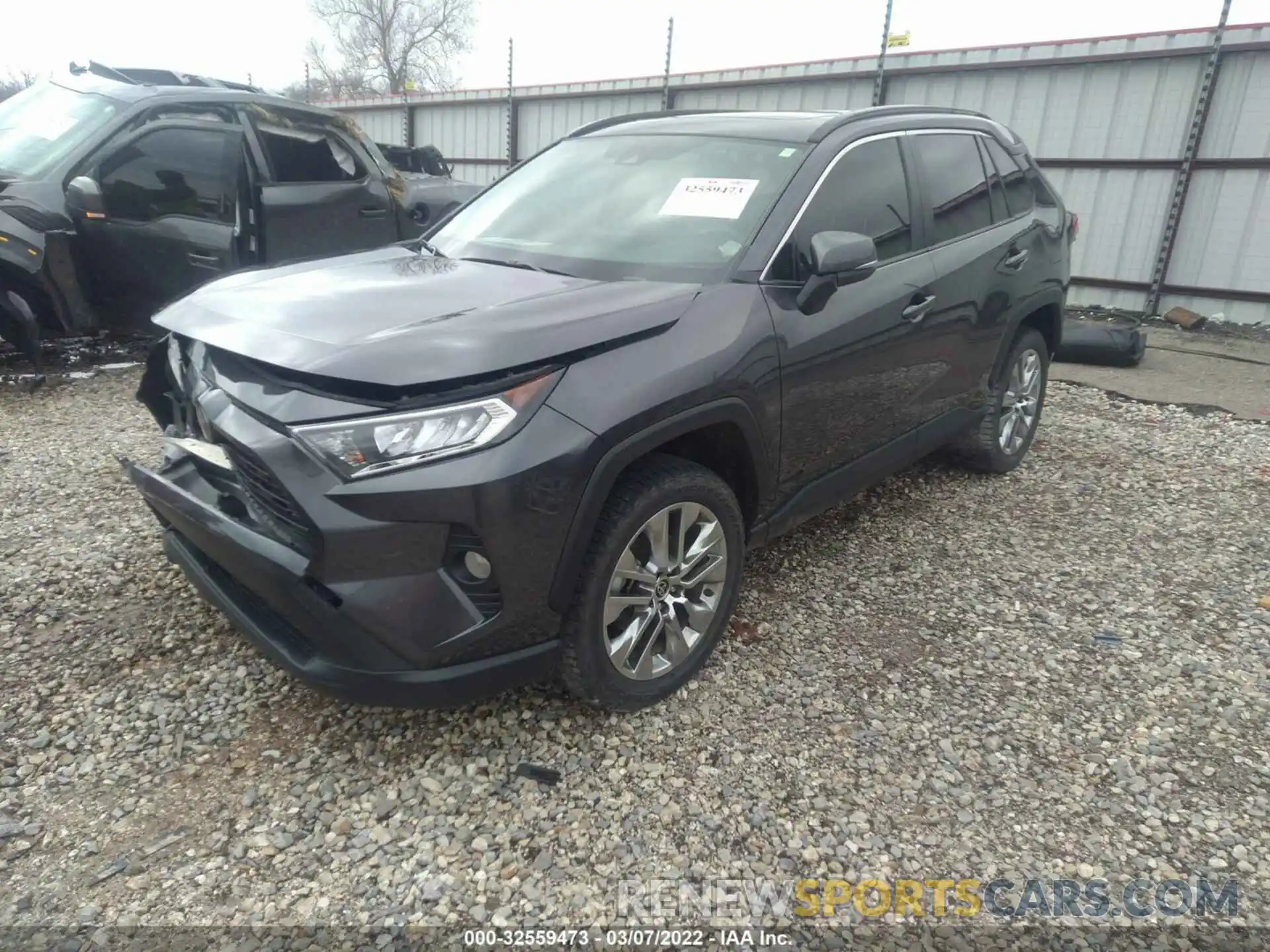 2 Photograph of a damaged car JTMA1RFV7LJ034735 TOYOTA RAV4 2020