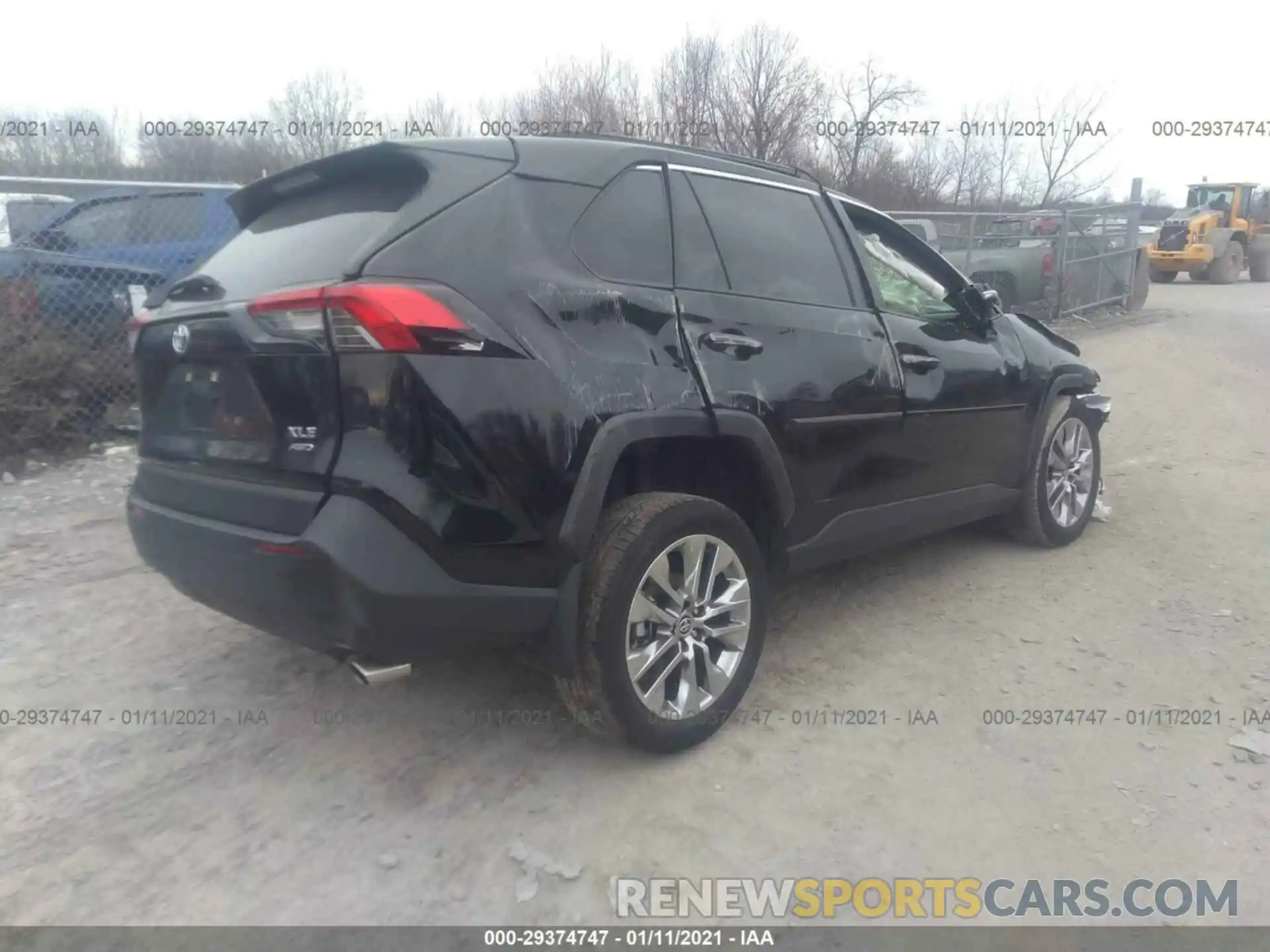 4 Photograph of a damaged car JTMA1RFV8LD052241 TOYOTA RAV4 2020