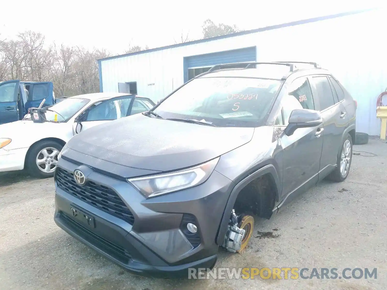 2 Photograph of a damaged car JTMA1RFV8LD053227 TOYOTA RAV4 2020