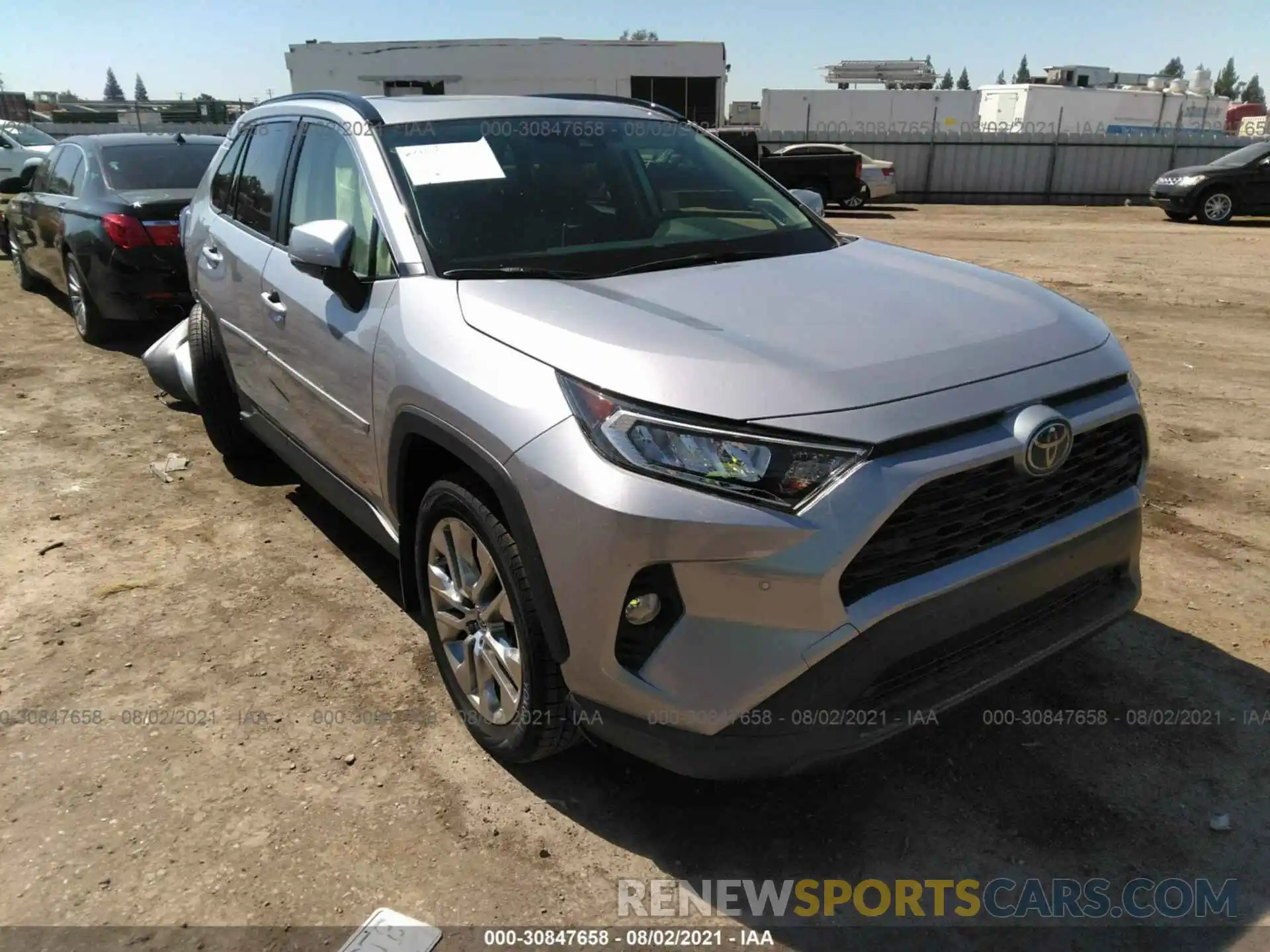 1 Photograph of a damaged car JTMA1RFV8LD062350 TOYOTA RAV4 2020