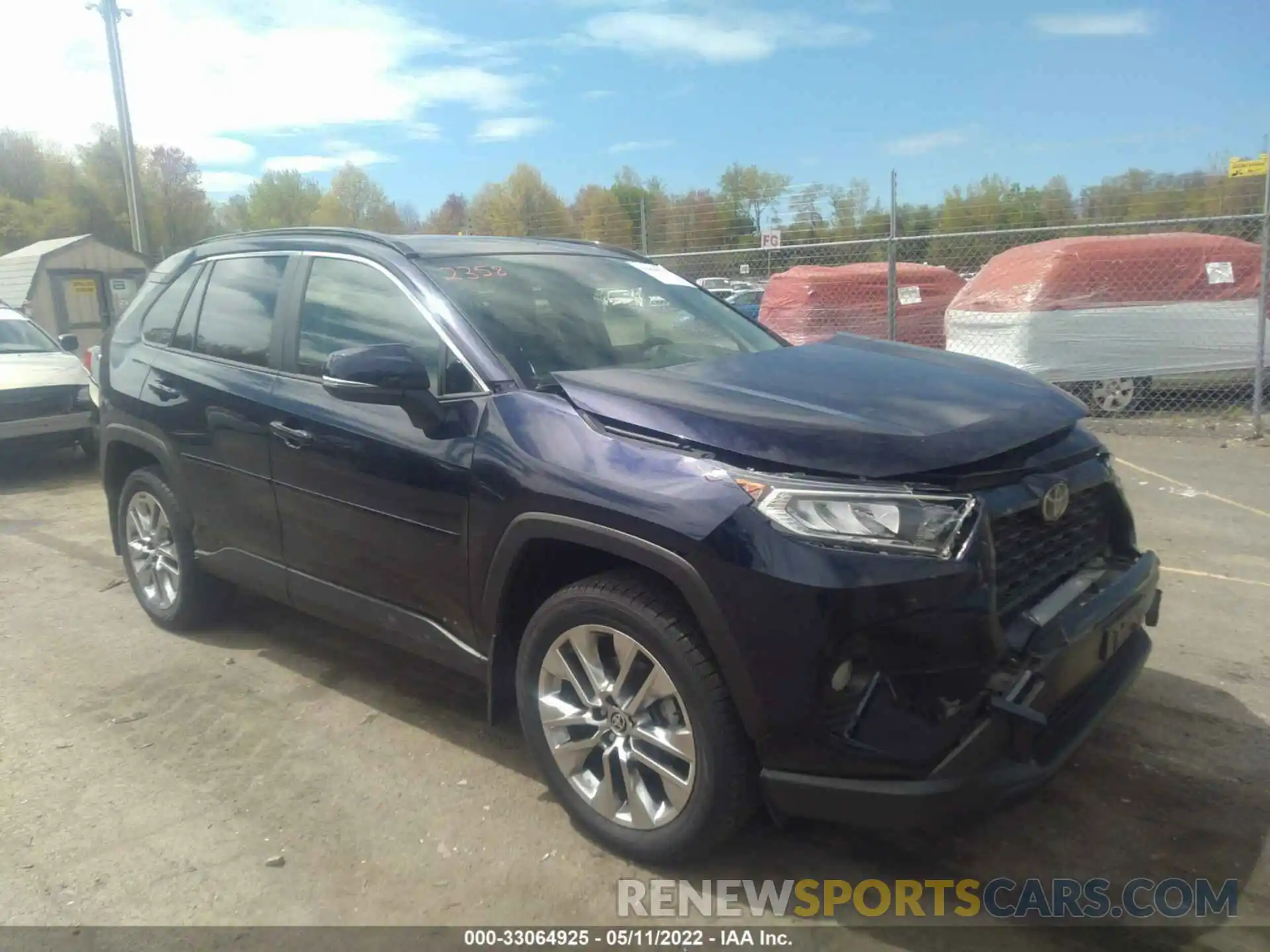 1 Photograph of a damaged car JTMA1RFV8LD525765 TOYOTA RAV4 2020