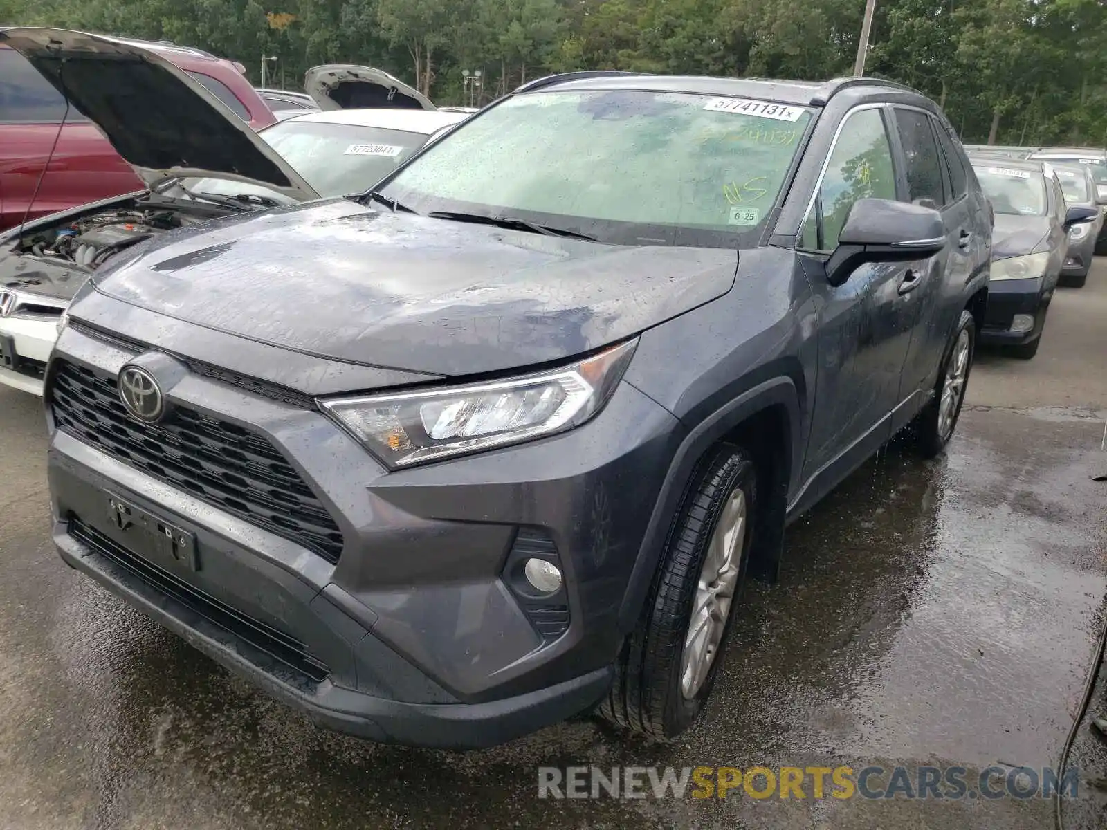 2 Photograph of a damaged car JTMA1RFV8LD529489 TOYOTA RAV4 2020