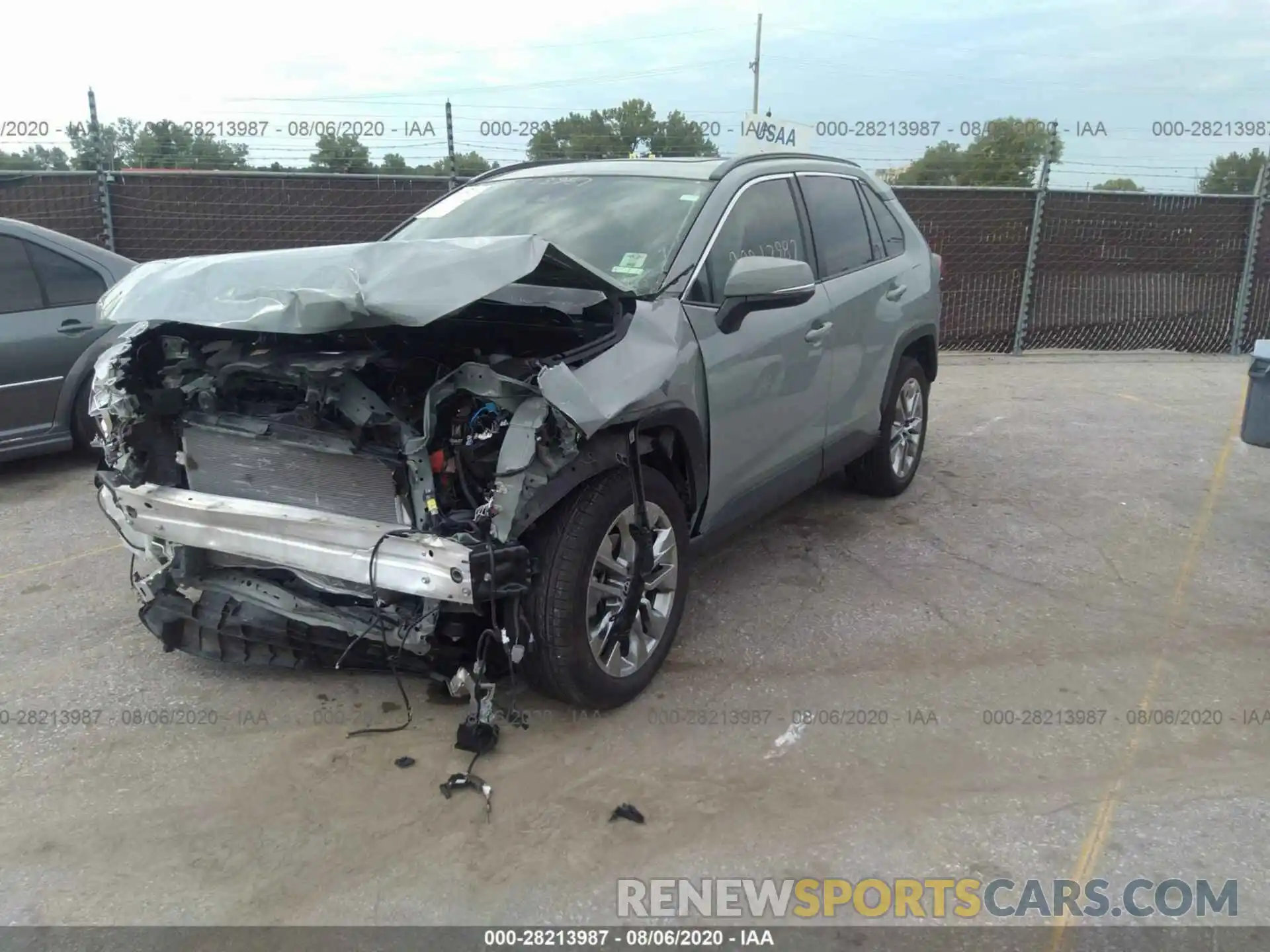 2 Photograph of a damaged car JTMA1RFV8LJ026739 TOYOTA RAV4 2020