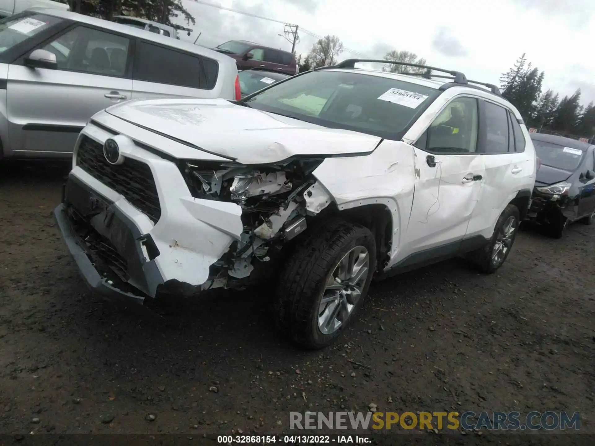 2 Photograph of a damaged car JTMA1RFV9LD054354 TOYOTA RAV4 2020