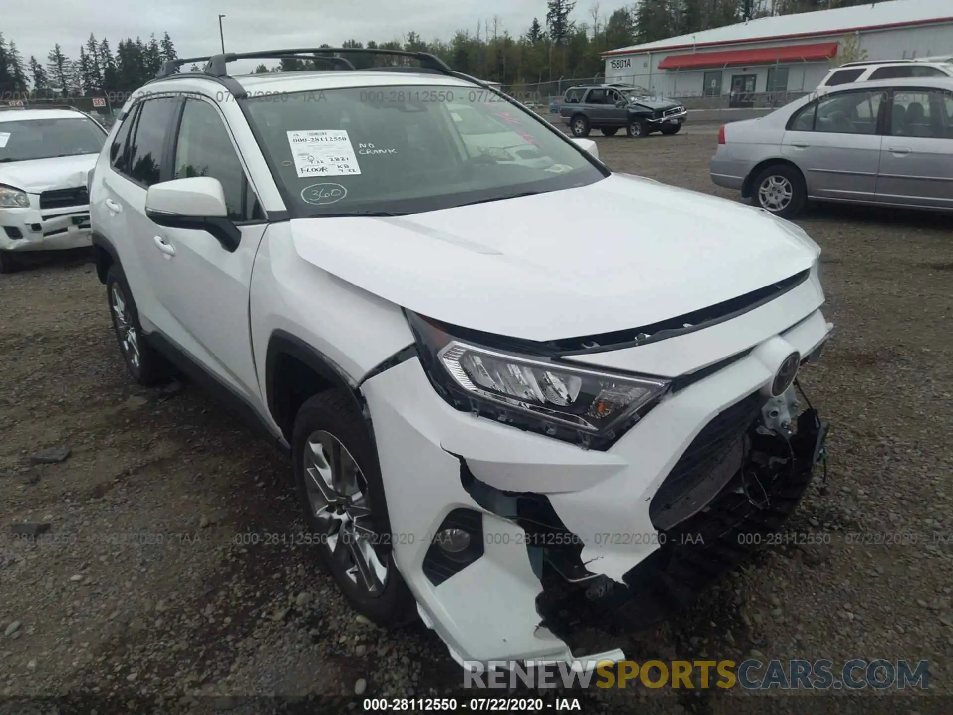 1 Photograph of a damaged car JTMA1RFV9LD062535 TOYOTA RAV4 2020