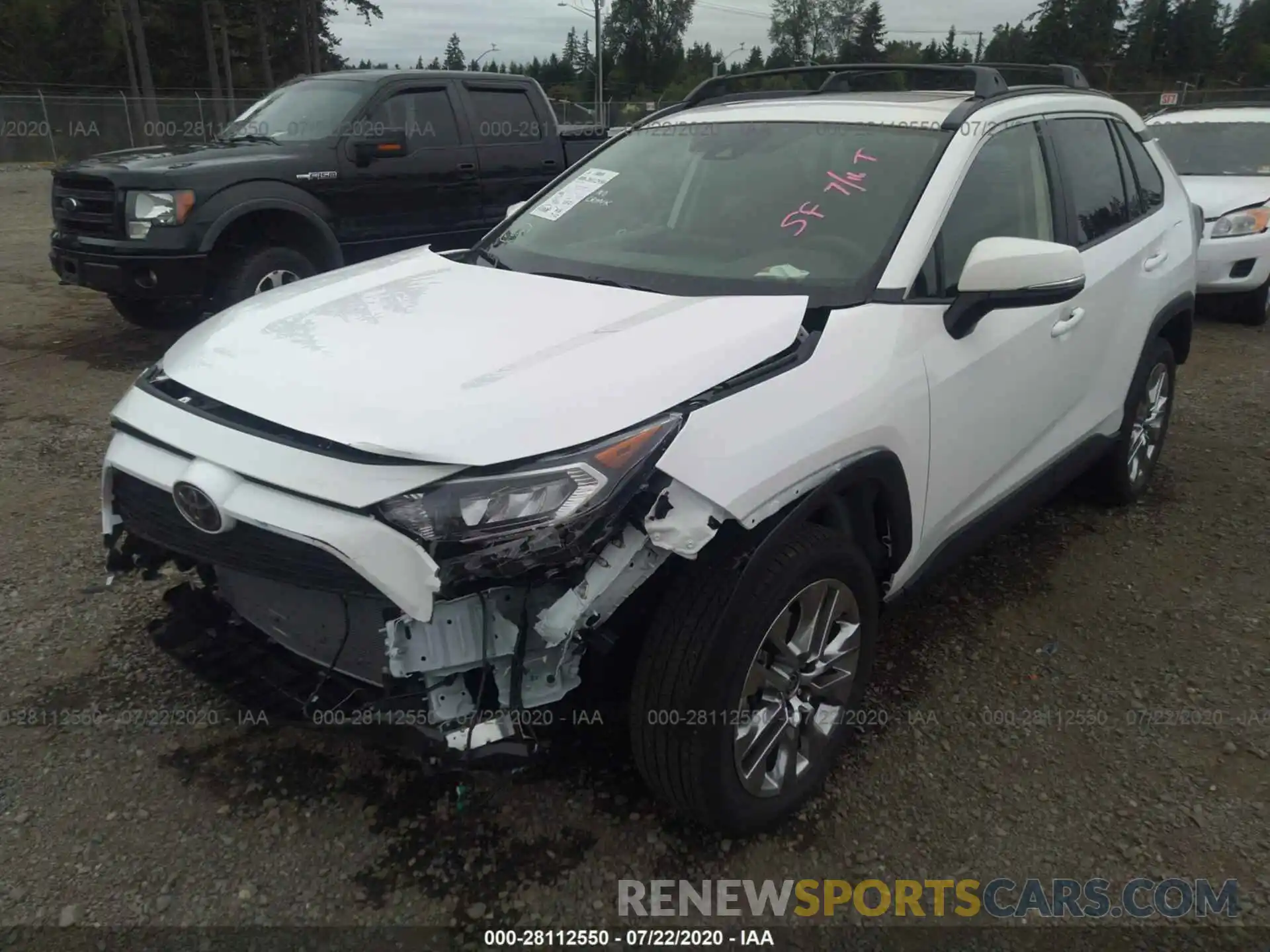 2 Photograph of a damaged car JTMA1RFV9LD062535 TOYOTA RAV4 2020