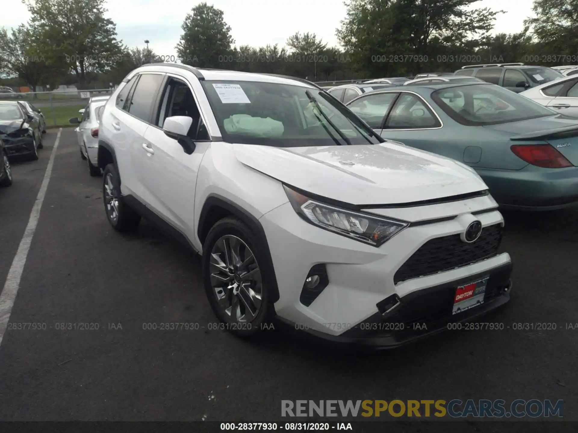 1 Photograph of a damaged car JTMA1RFVXLD056632 TOYOTA RAV4 2020