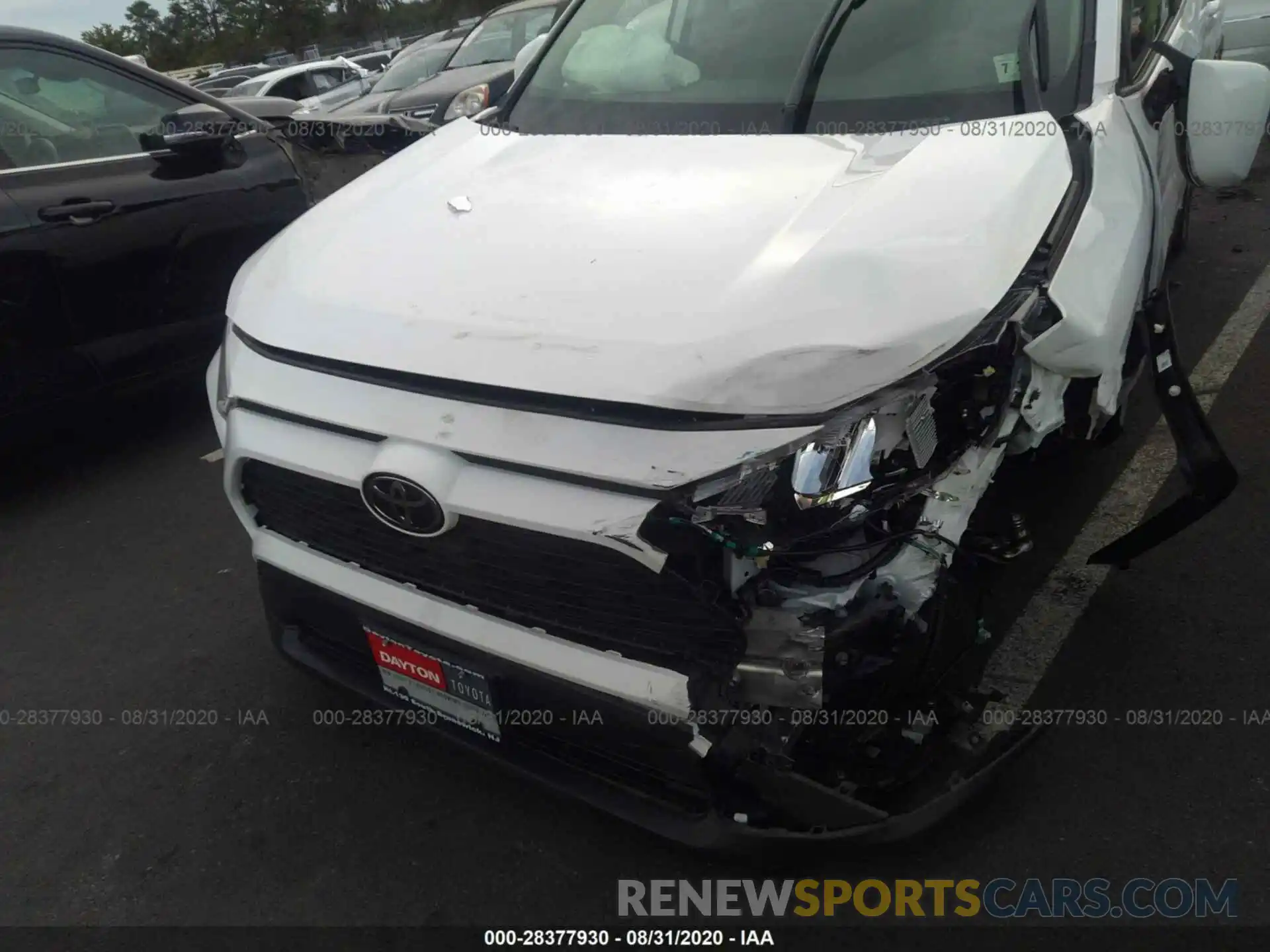 6 Photograph of a damaged car JTMA1RFVXLD056632 TOYOTA RAV4 2020