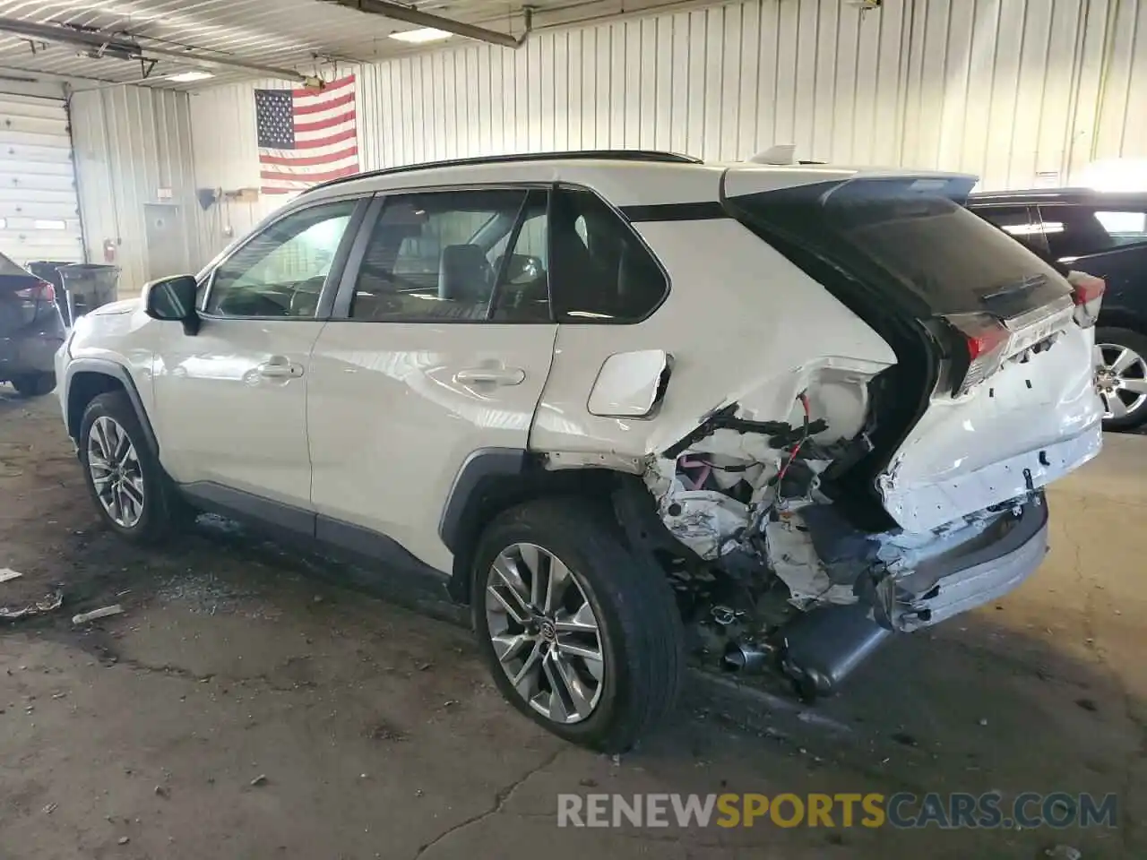 2 Photograph of a damaged car JTMA1RFVXLD058543 TOYOTA RAV4 2020