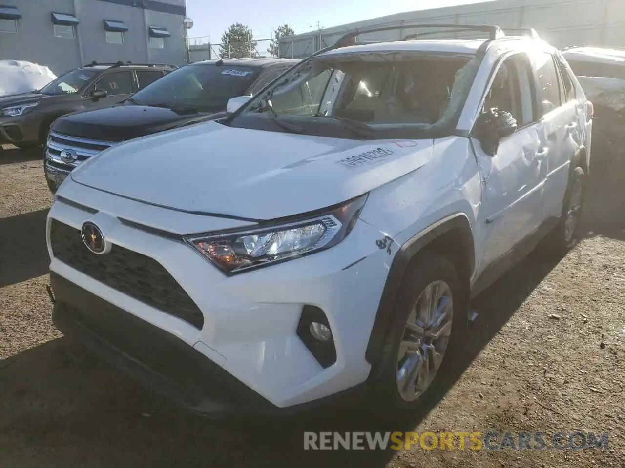 2 Photograph of a damaged car JTMA1RFVXLD066254 TOYOTA RAV4 2020