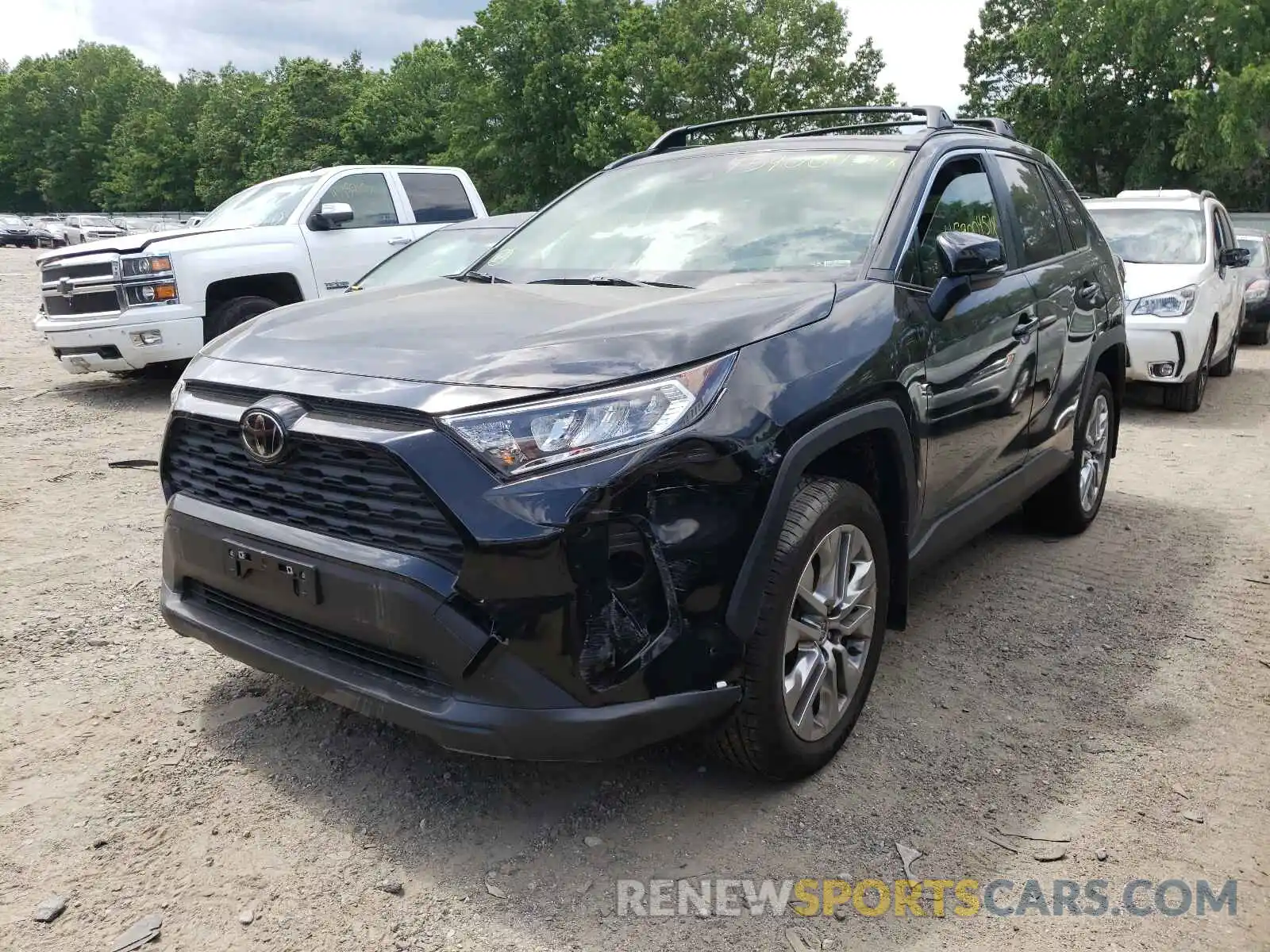 2 Photograph of a damaged car JTMA1RFVXLD066741 TOYOTA RAV4 2020