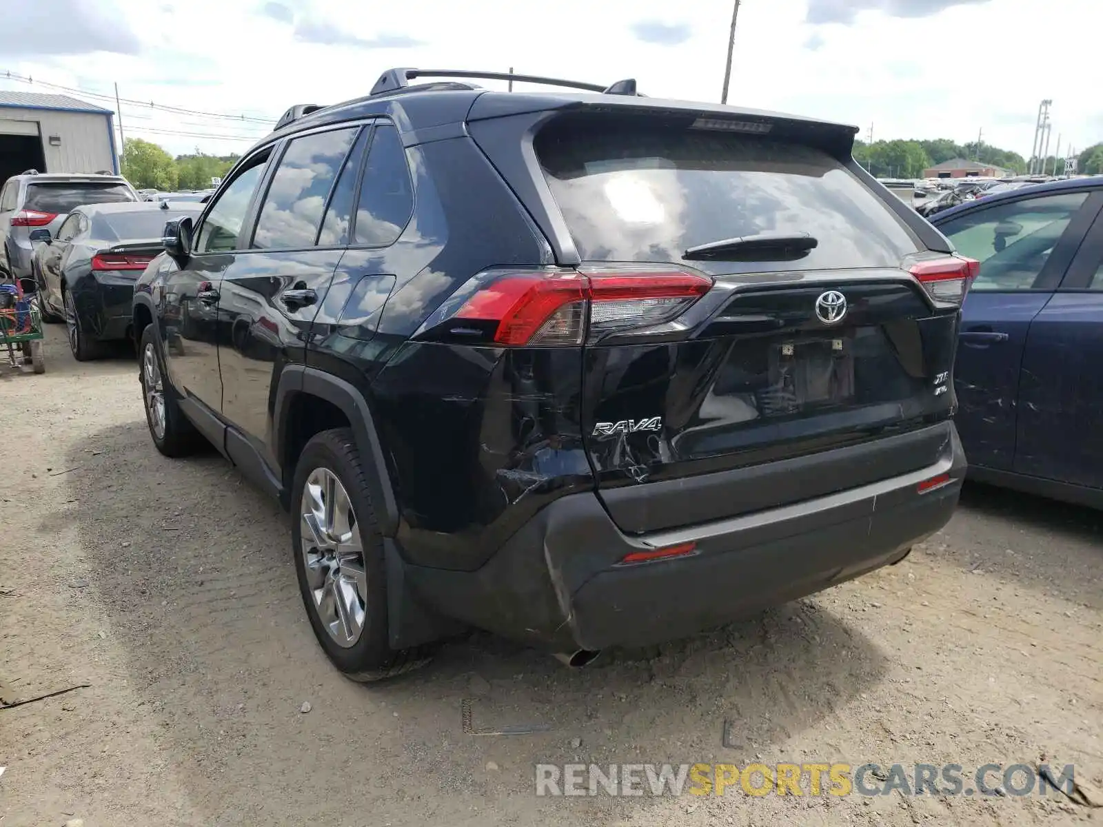 3 Photograph of a damaged car JTMA1RFVXLD066741 TOYOTA RAV4 2020