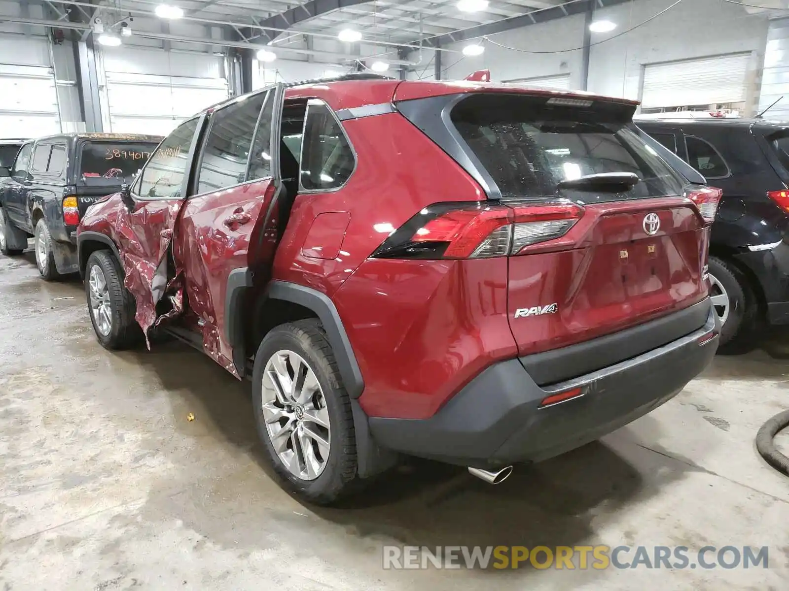 3 Photograph of a damaged car JTMA1RFVXLJ036124 TOYOTA RAV4 2020