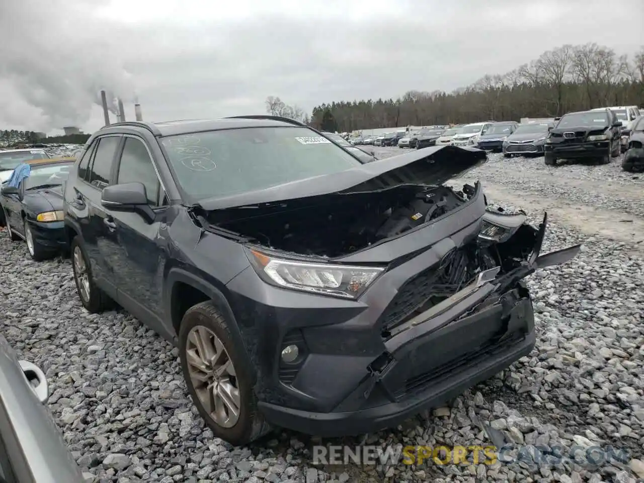 1 Photograph of a damaged car JTMC1RFV0LD042649 TOYOTA RAV4 2020