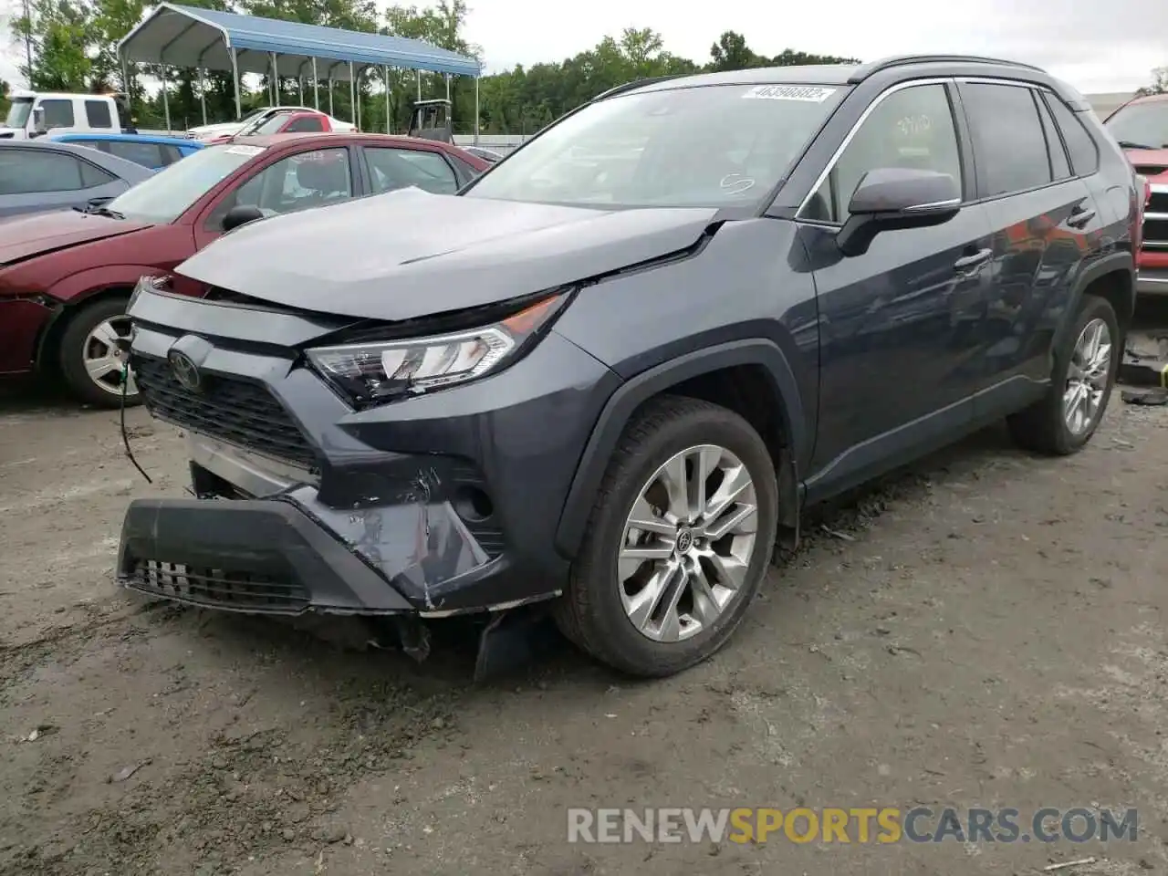 2 Photograph of a damaged car JTMC1RFV0LD044417 TOYOTA RAV4 2020