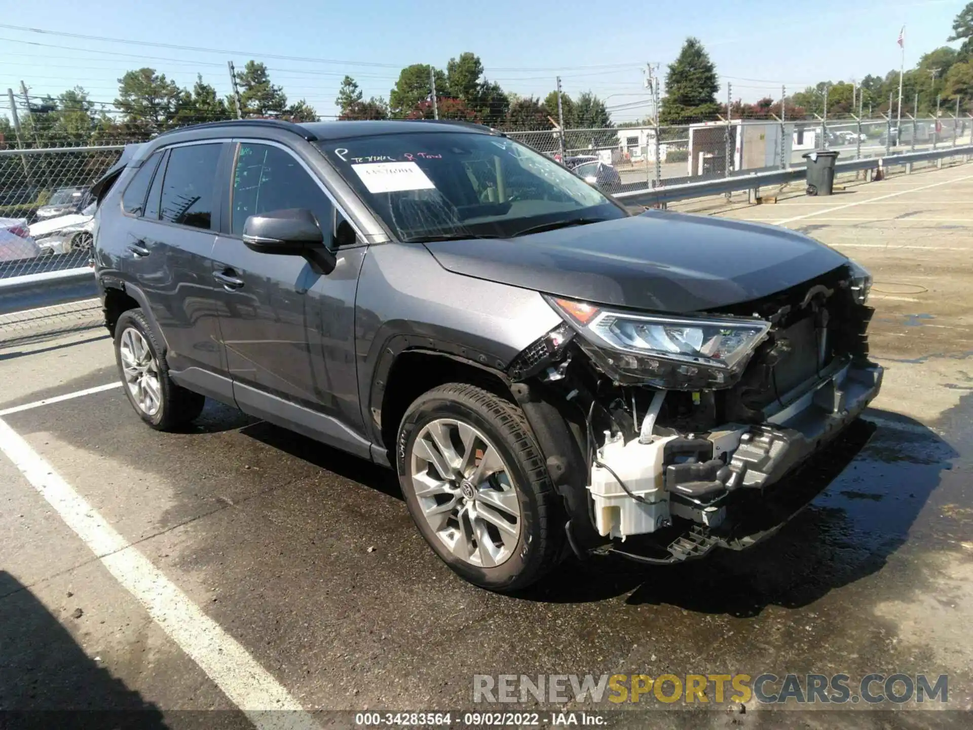 1 Photograph of a damaged car JTMC1RFV0LD045860 TOYOTA RAV4 2020