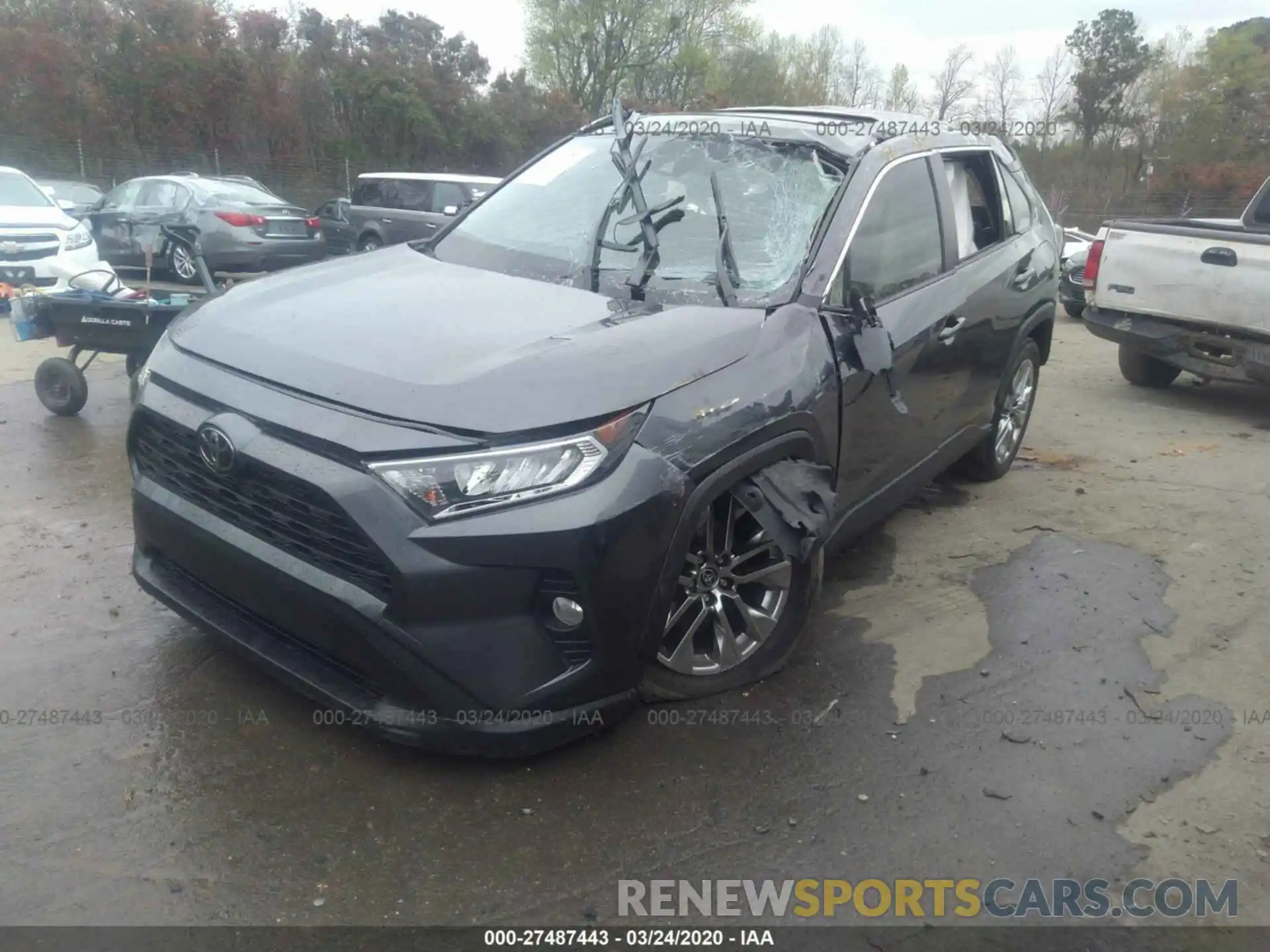 2 Photograph of a damaged car JTMC1RFV0LD048614 TOYOTA RAV4 2020