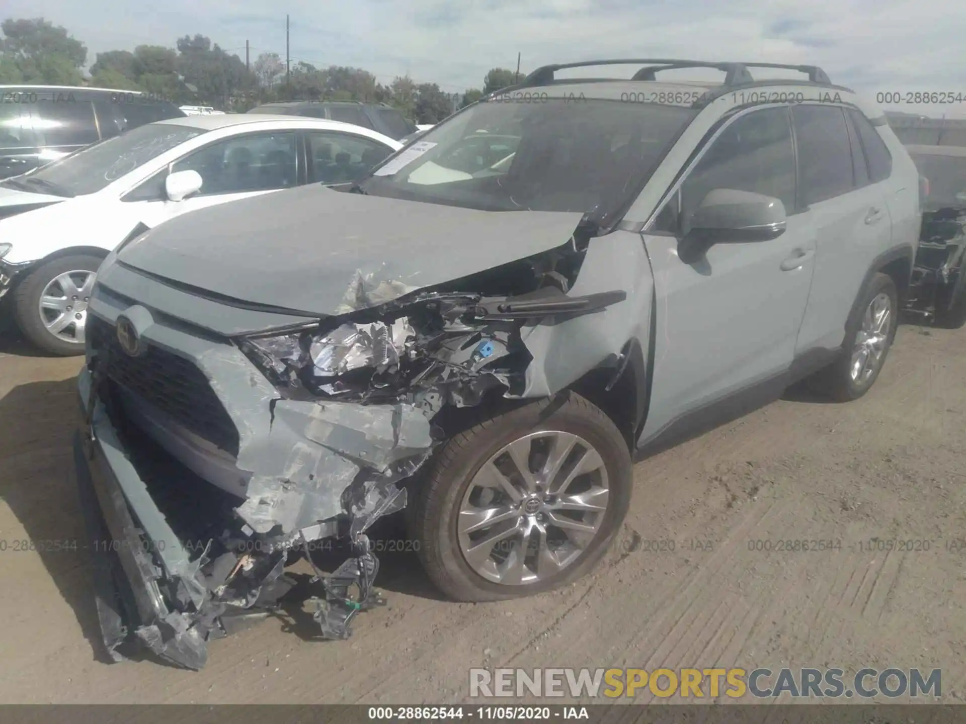 2 Photograph of a damaged car JTMC1RFV0LD053862 TOYOTA RAV4 2020