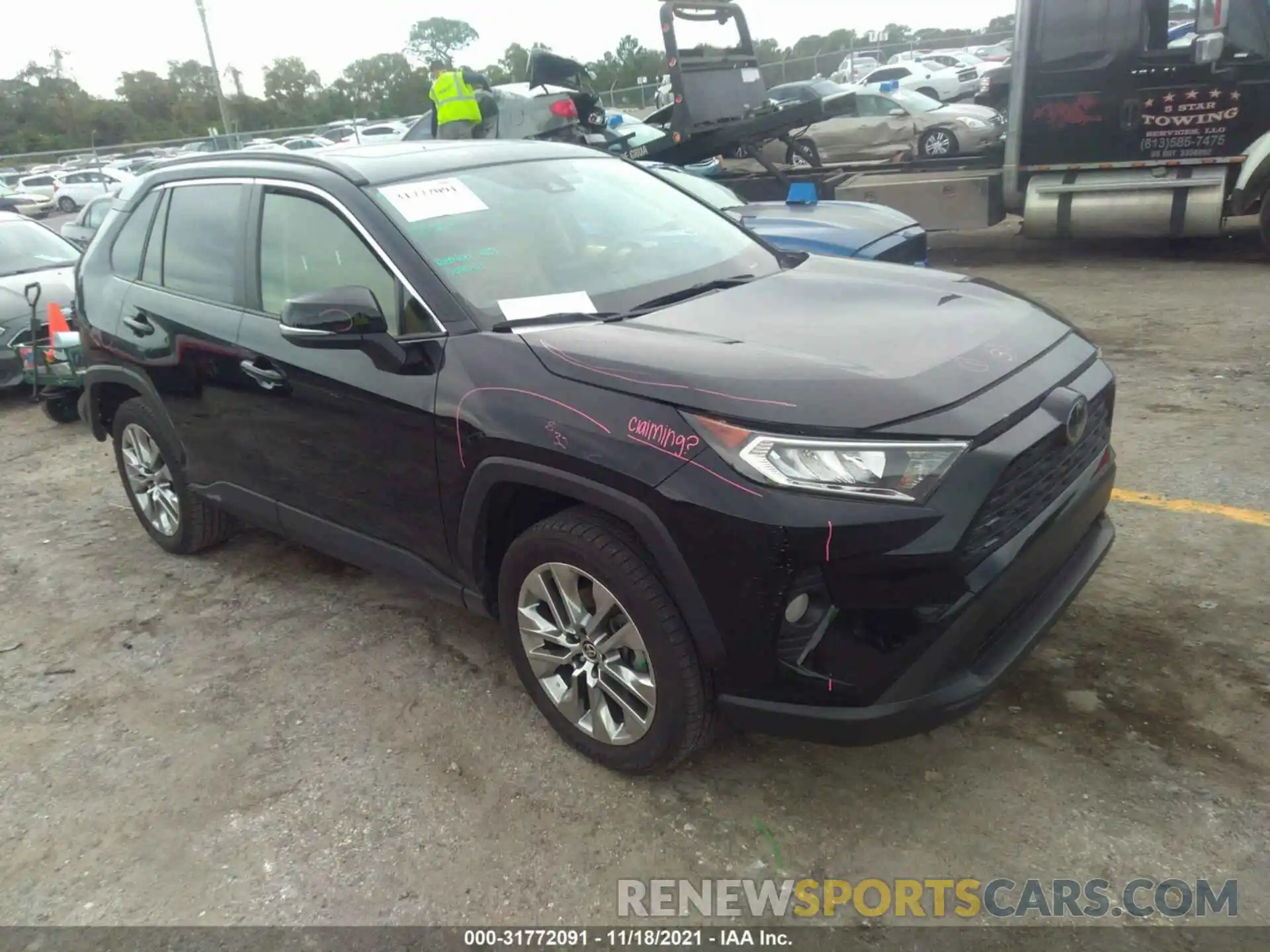 1 Photograph of a damaged car JTMC1RFV0LD518981 TOYOTA RAV4 2020