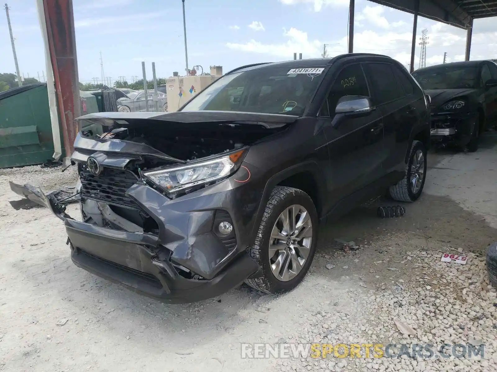 2 Photograph of a damaged car JTMC1RFV1LD517452 TOYOTA RAV4 2020