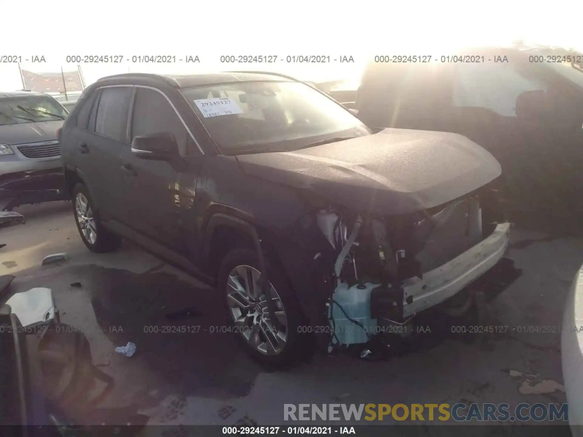 1 Photograph of a damaged car JTMC1RFV2LD045195 TOYOTA RAV4 2020