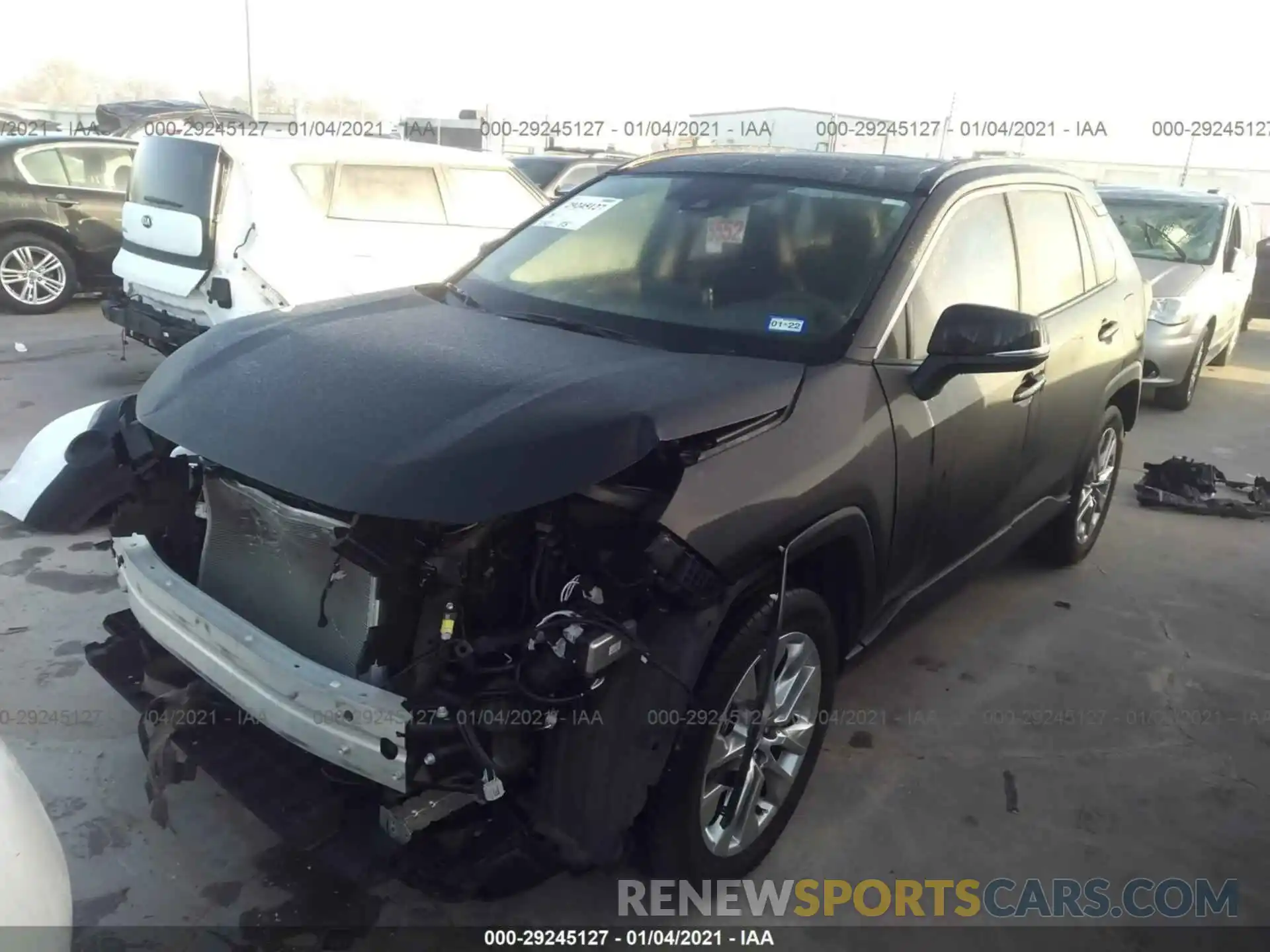 2 Photograph of a damaged car JTMC1RFV2LD045195 TOYOTA RAV4 2020