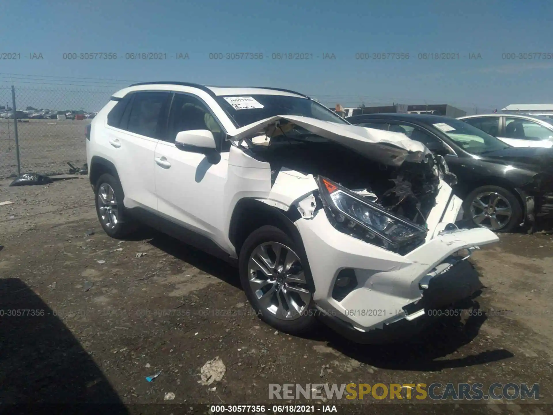 1 Photograph of a damaged car JTMC1RFV2LD046413 TOYOTA RAV4 2020