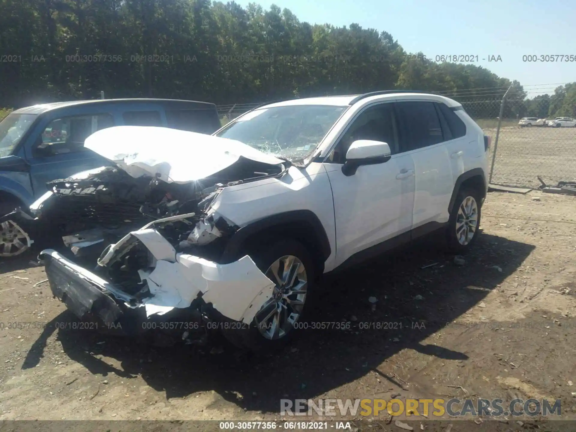 2 Photograph of a damaged car JTMC1RFV2LD046413 TOYOTA RAV4 2020