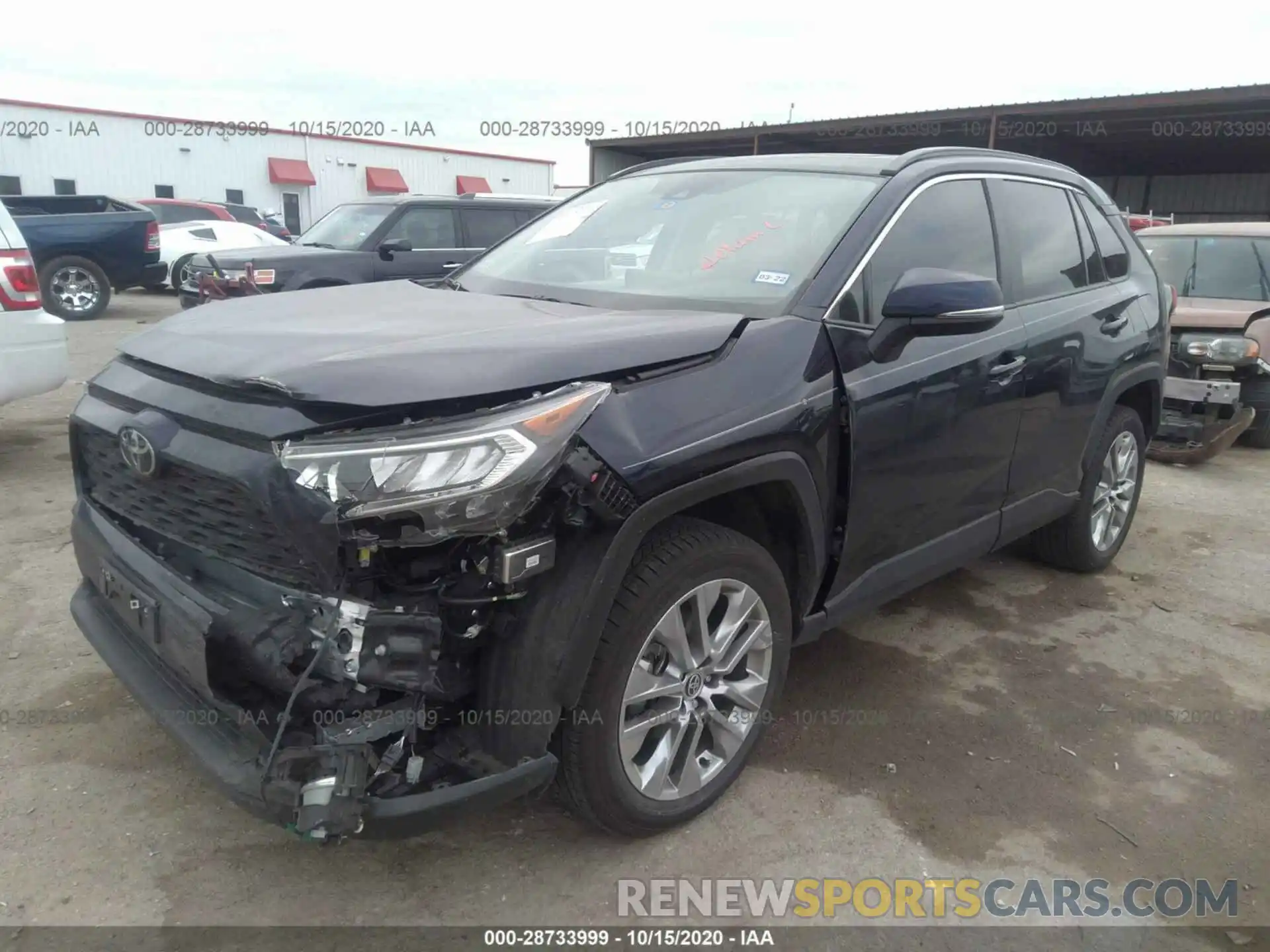 2 Photograph of a damaged car JTMC1RFV2LD520618 TOYOTA RAV4 2020