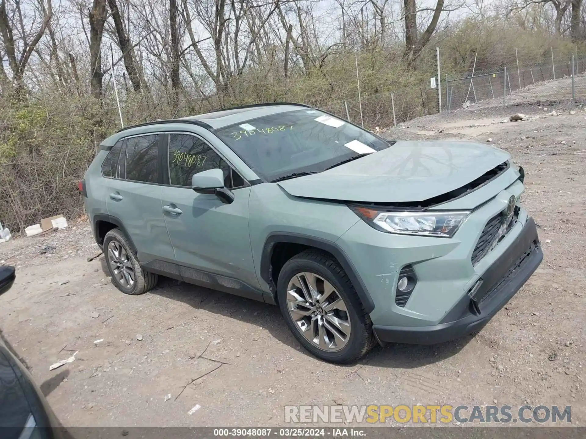 1 Photograph of a damaged car JTMC1RFV2LJ020217 TOYOTA RAV4 2020