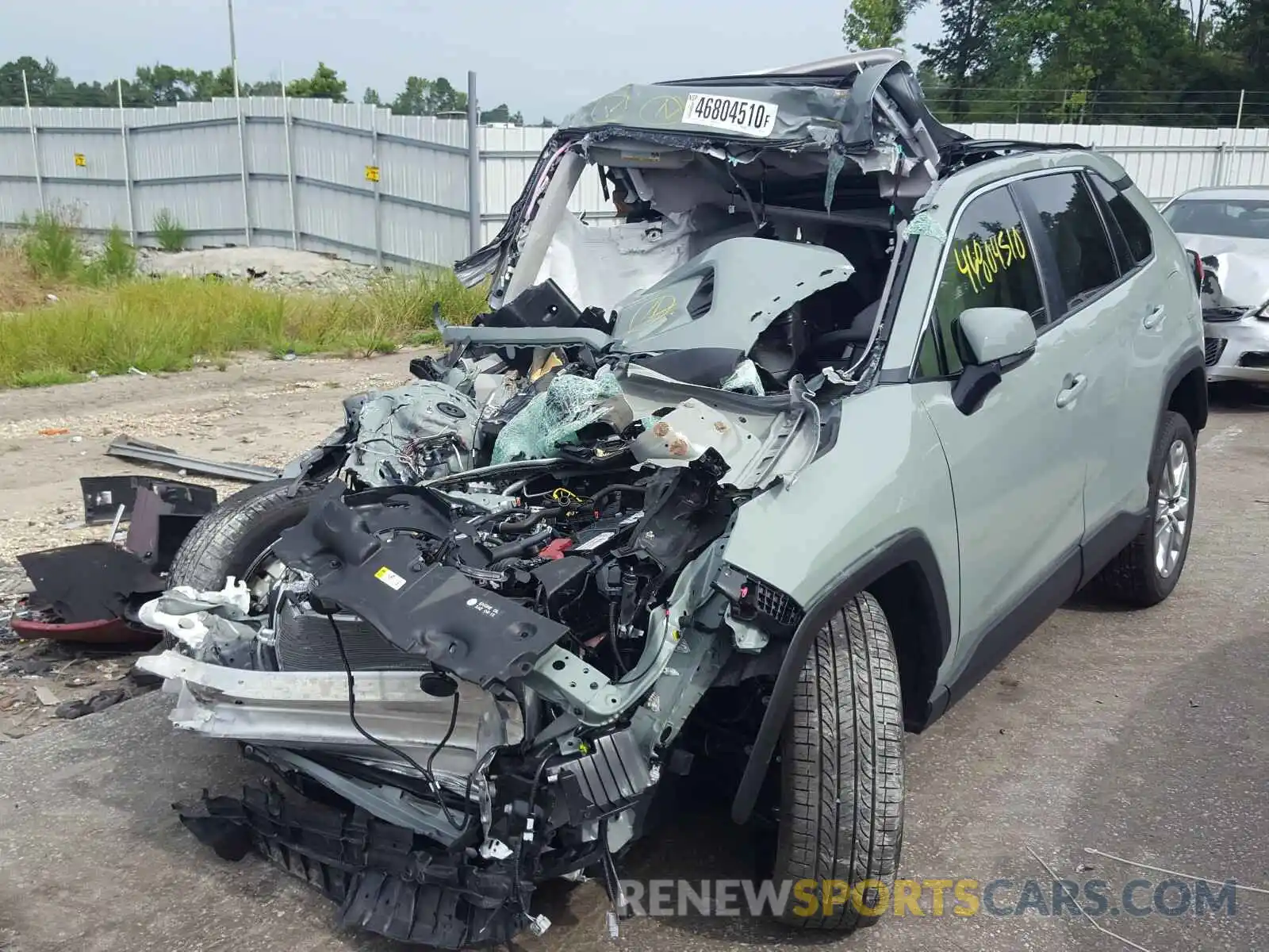 2 Photograph of a damaged car JTMC1RFV3LD049188 TOYOTA RAV4 2020