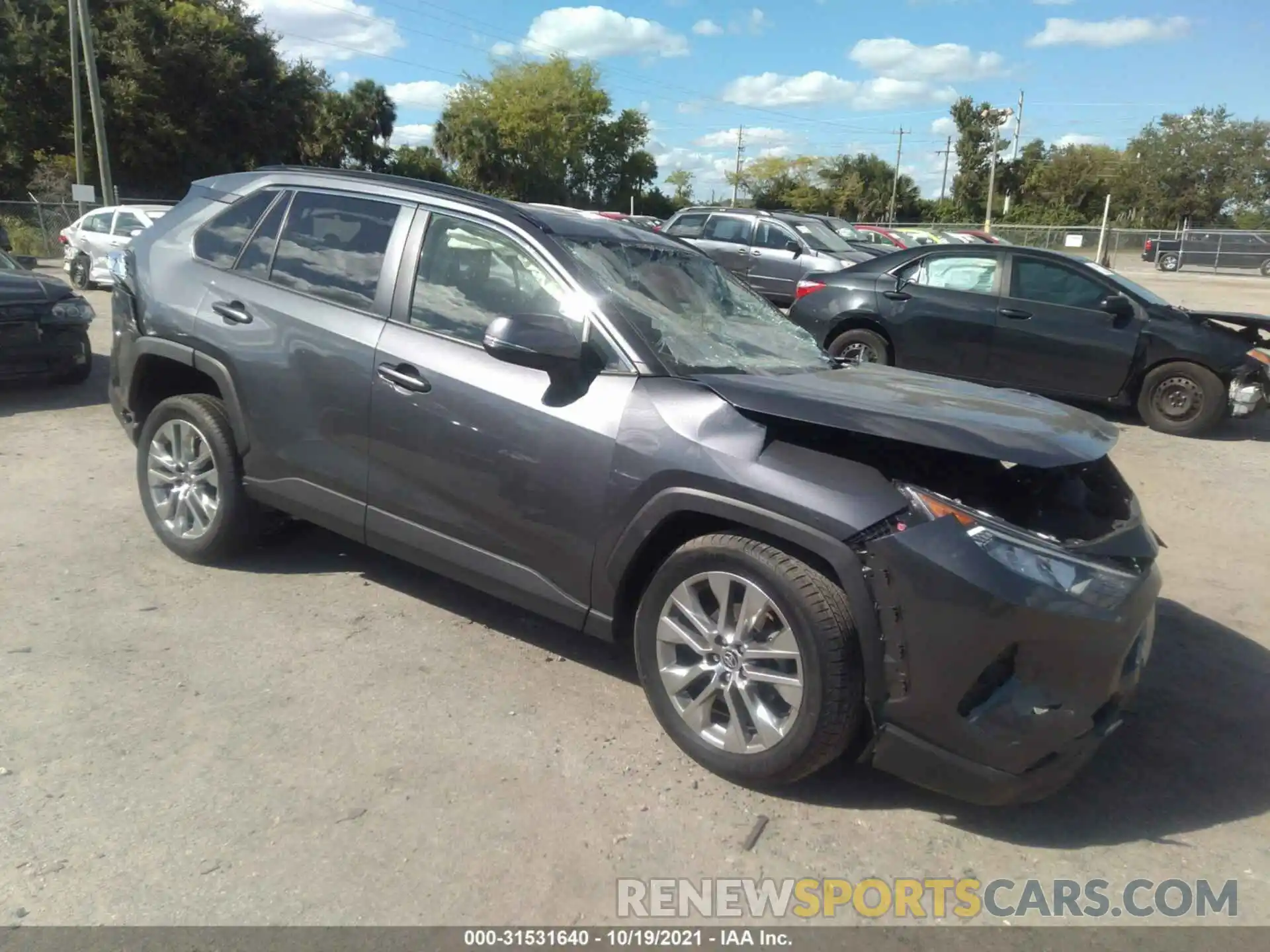 1 Photograph of a damaged car JTMC1RFV3LD059042 TOYOTA RAV4 2020