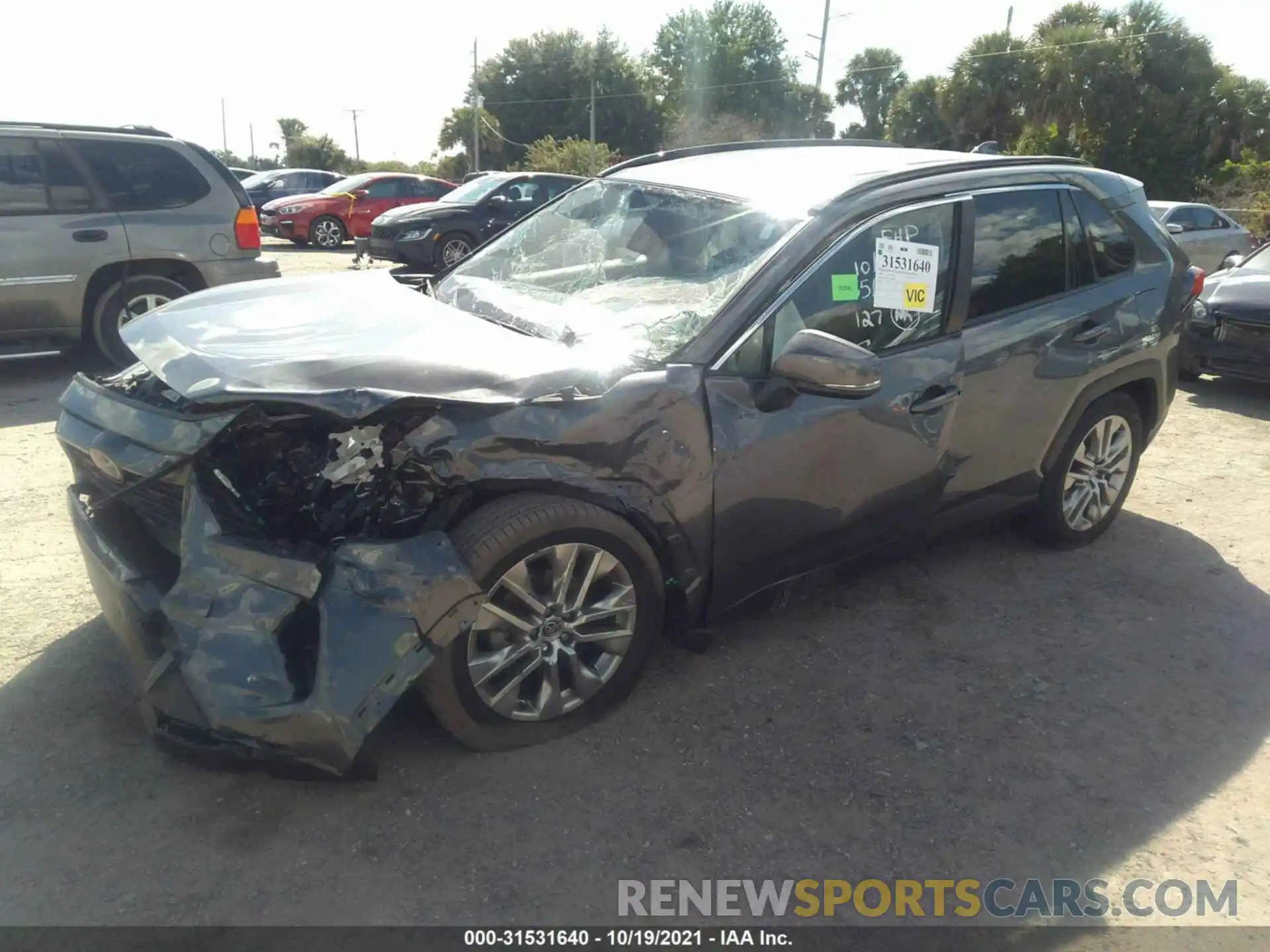 2 Photograph of a damaged car JTMC1RFV3LD059042 TOYOTA RAV4 2020