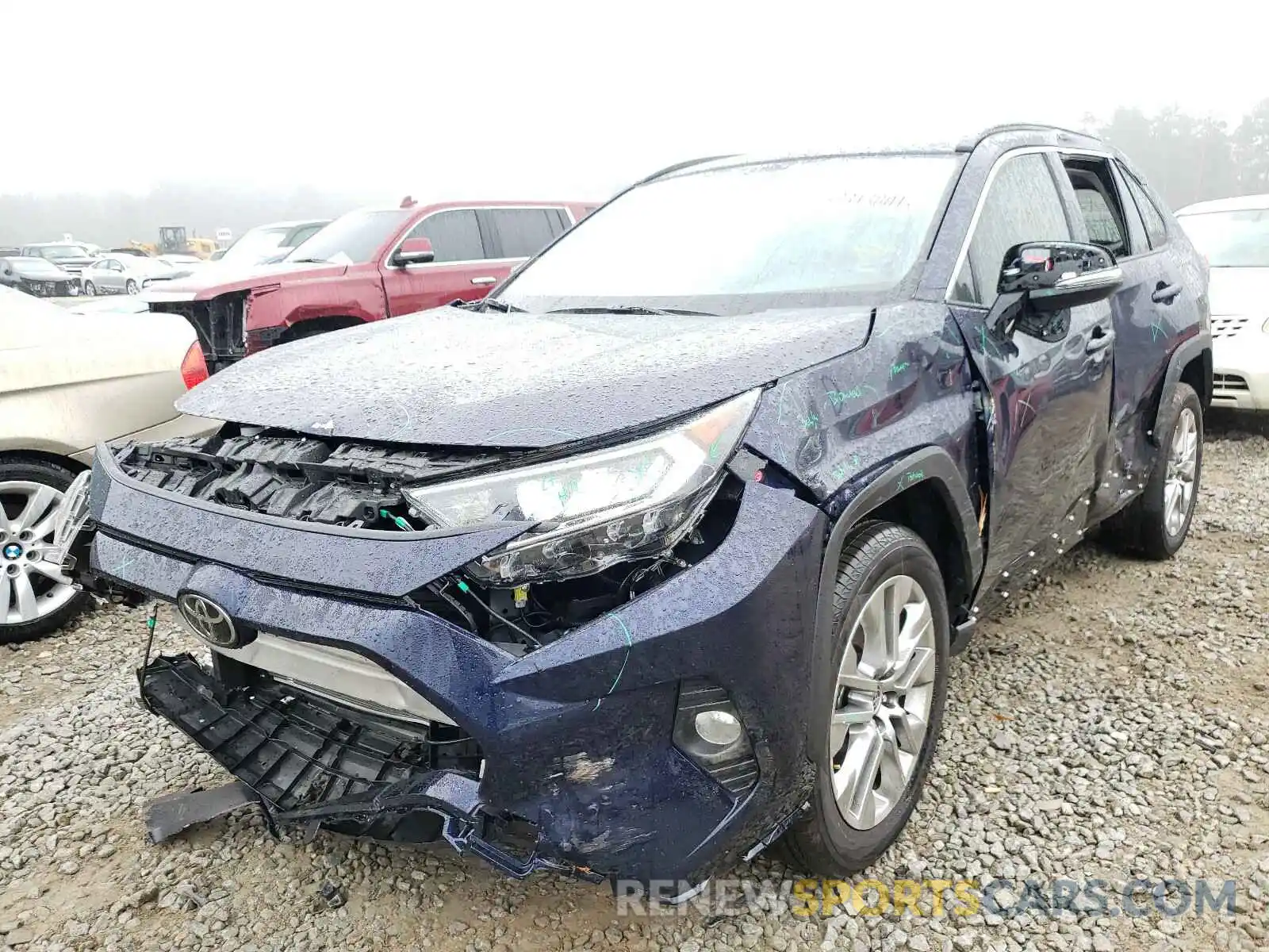 2 Photograph of a damaged car JTMC1RFV4LJ021854 TOYOTA RAV4 2020