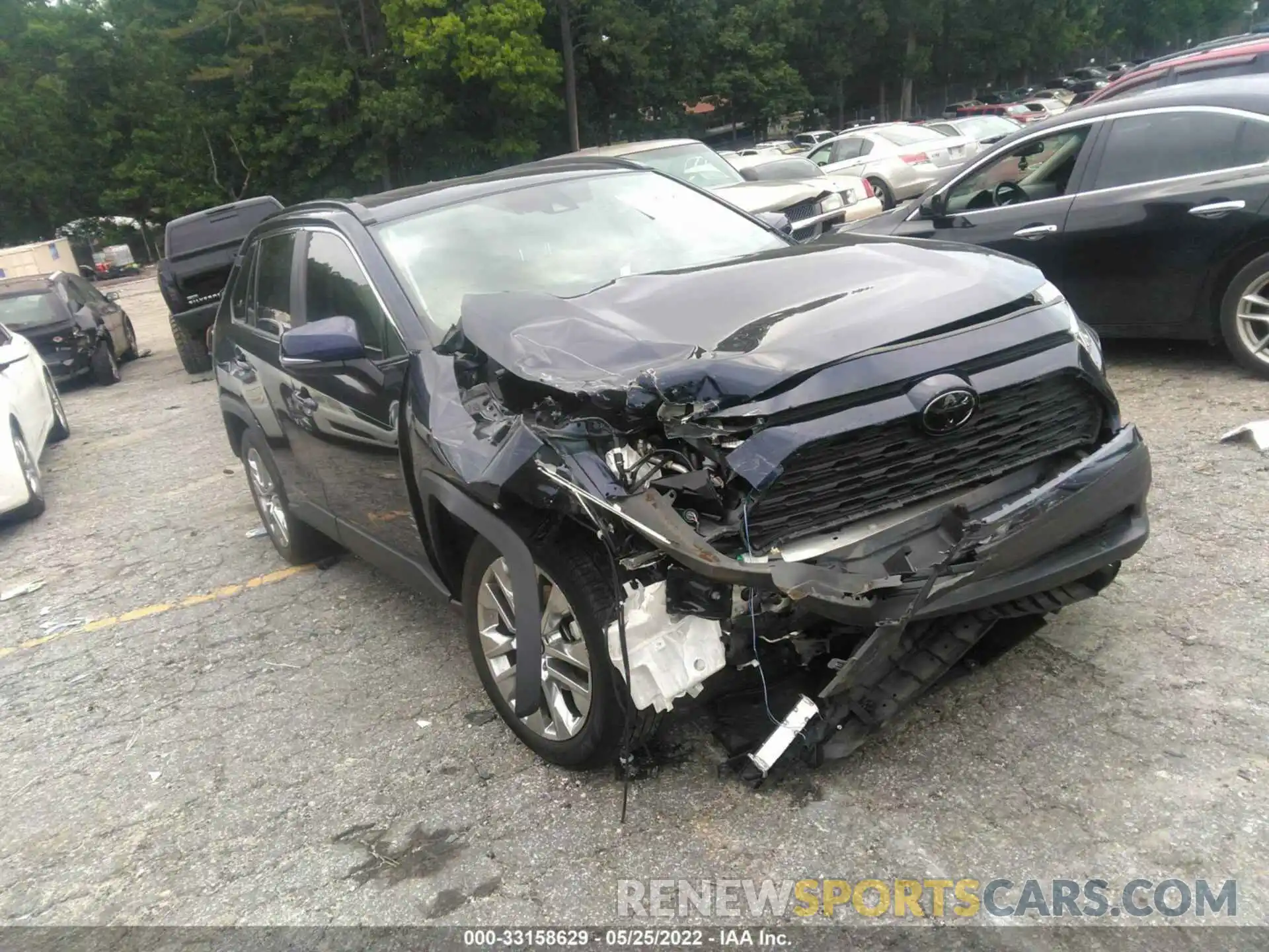 1 Photograph of a damaged car JTMC1RFV5LD043621 TOYOTA RAV4 2020