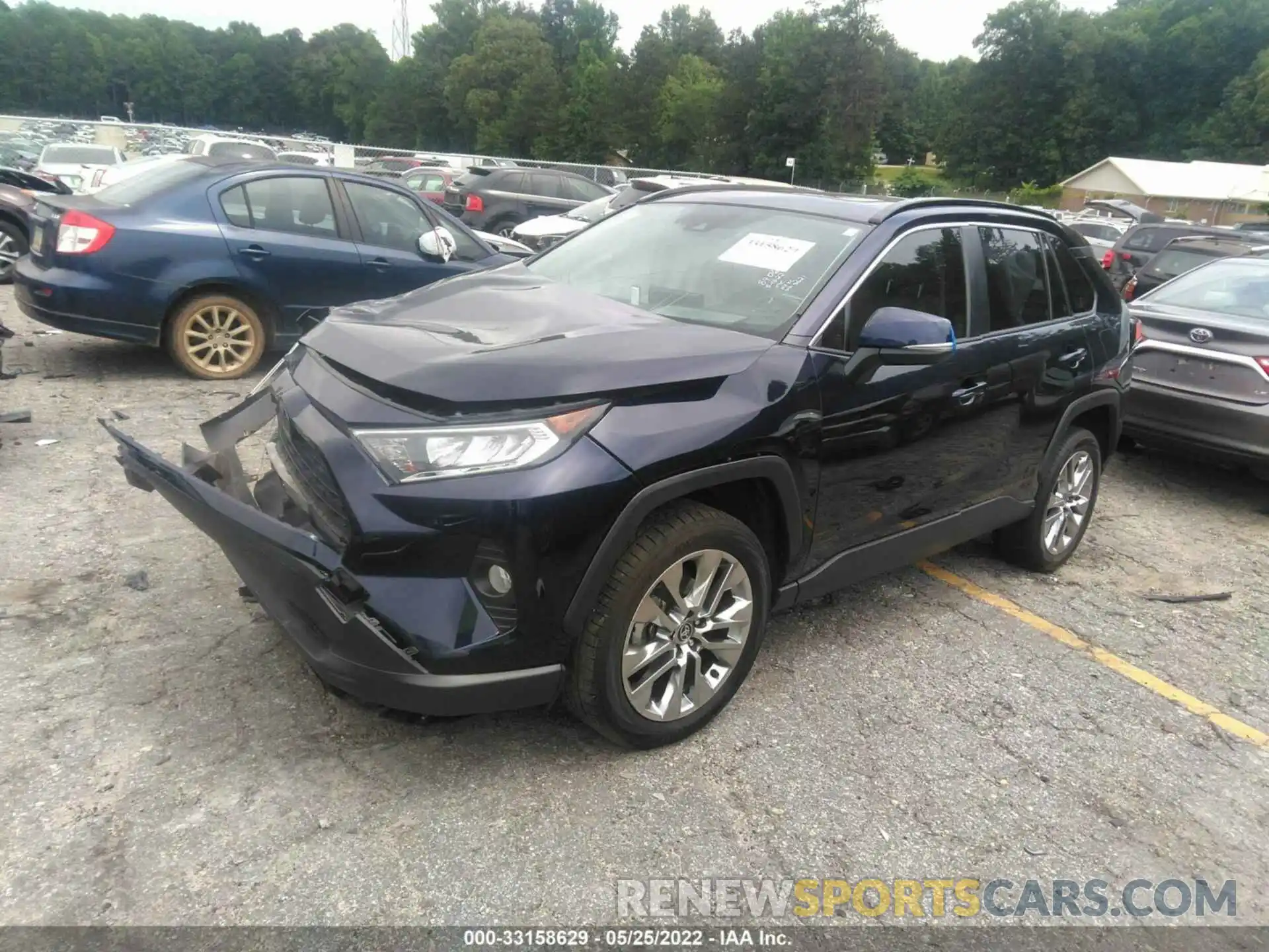 2 Photograph of a damaged car JTMC1RFV5LD043621 TOYOTA RAV4 2020