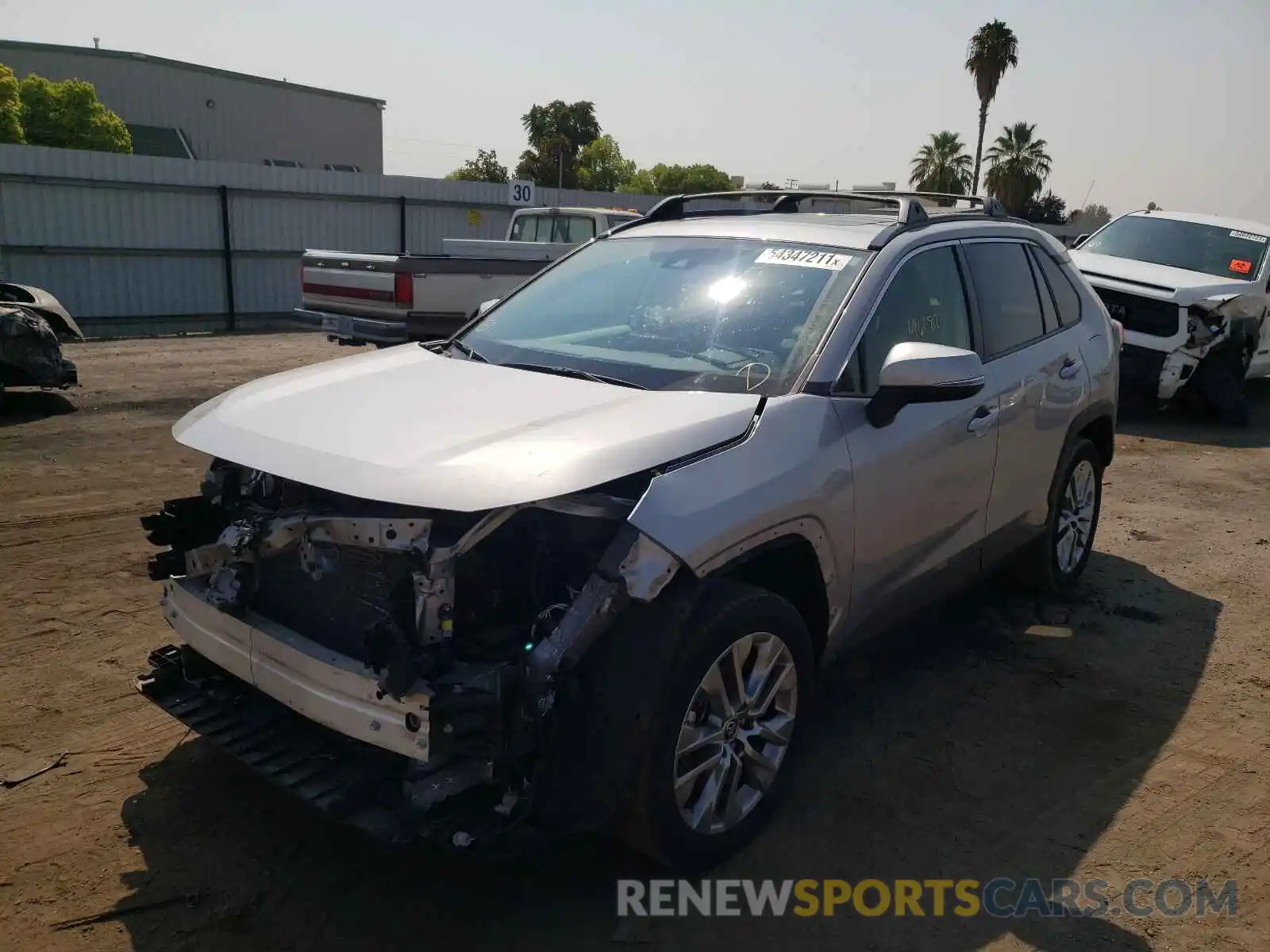 2 Photograph of a damaged car JTMC1RFV5LD045661 TOYOTA RAV4 2020