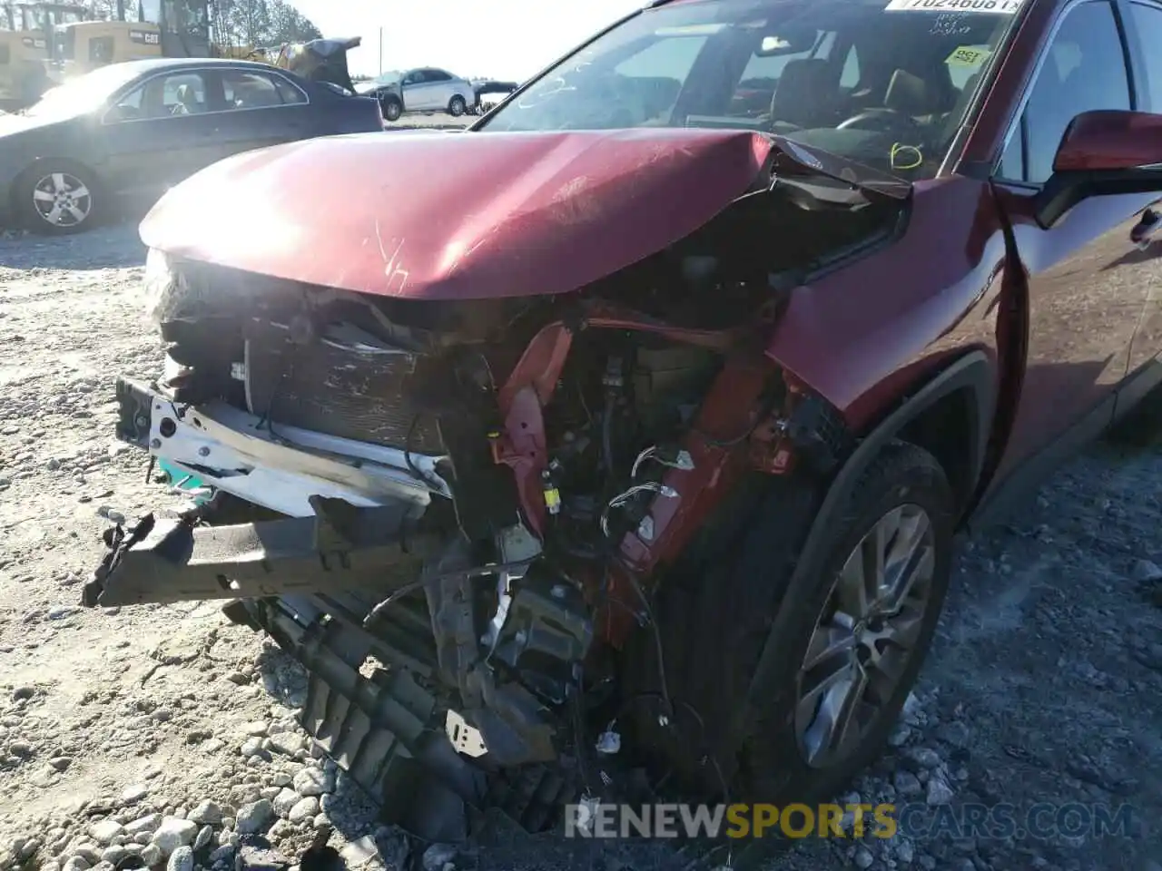 9 Photograph of a damaged car JTMC1RFV6LD045149 TOYOTA RAV4 2020