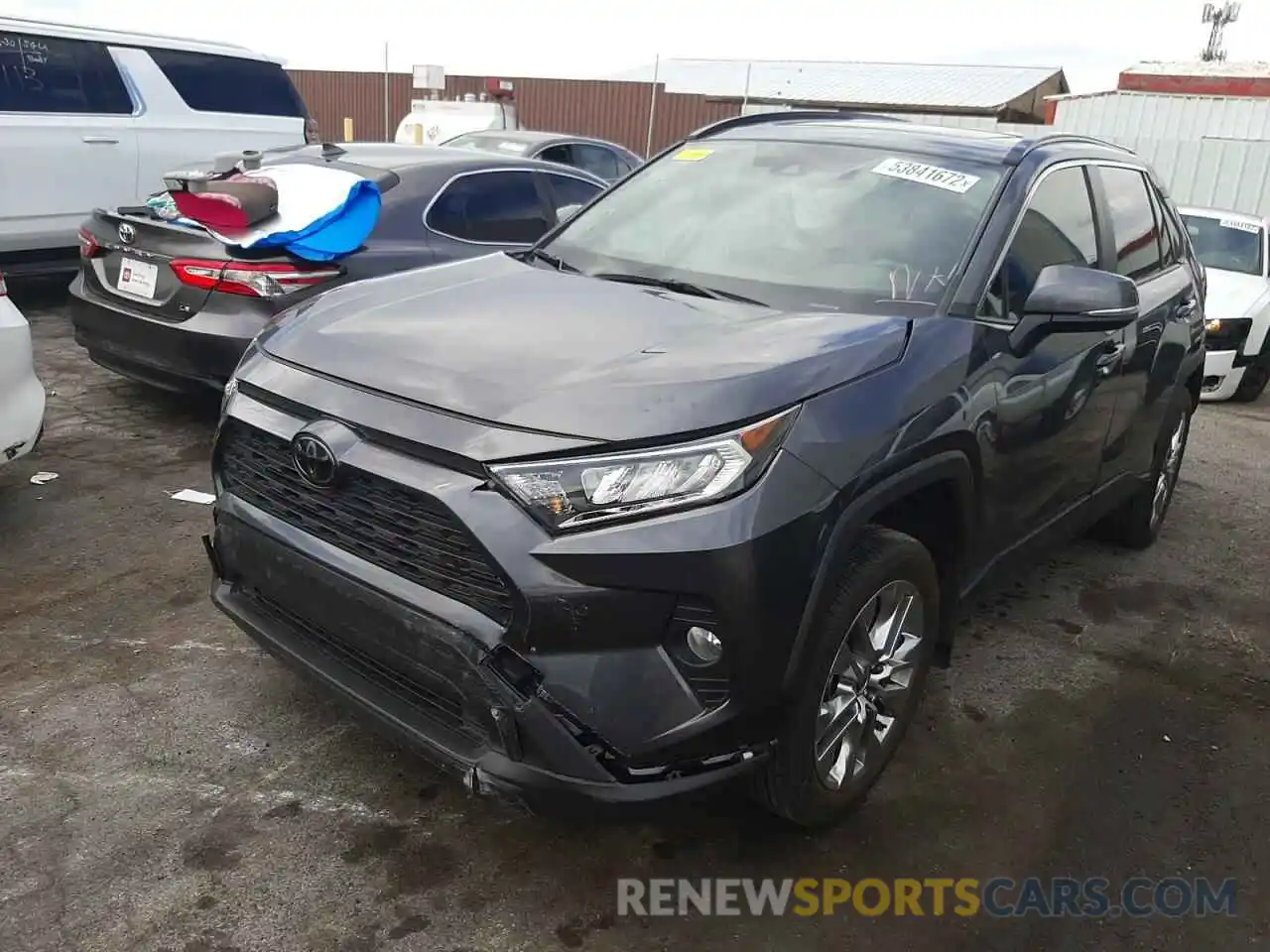 2 Photograph of a damaged car JTMC1RFV6LD060282 TOYOTA RAV4 2020