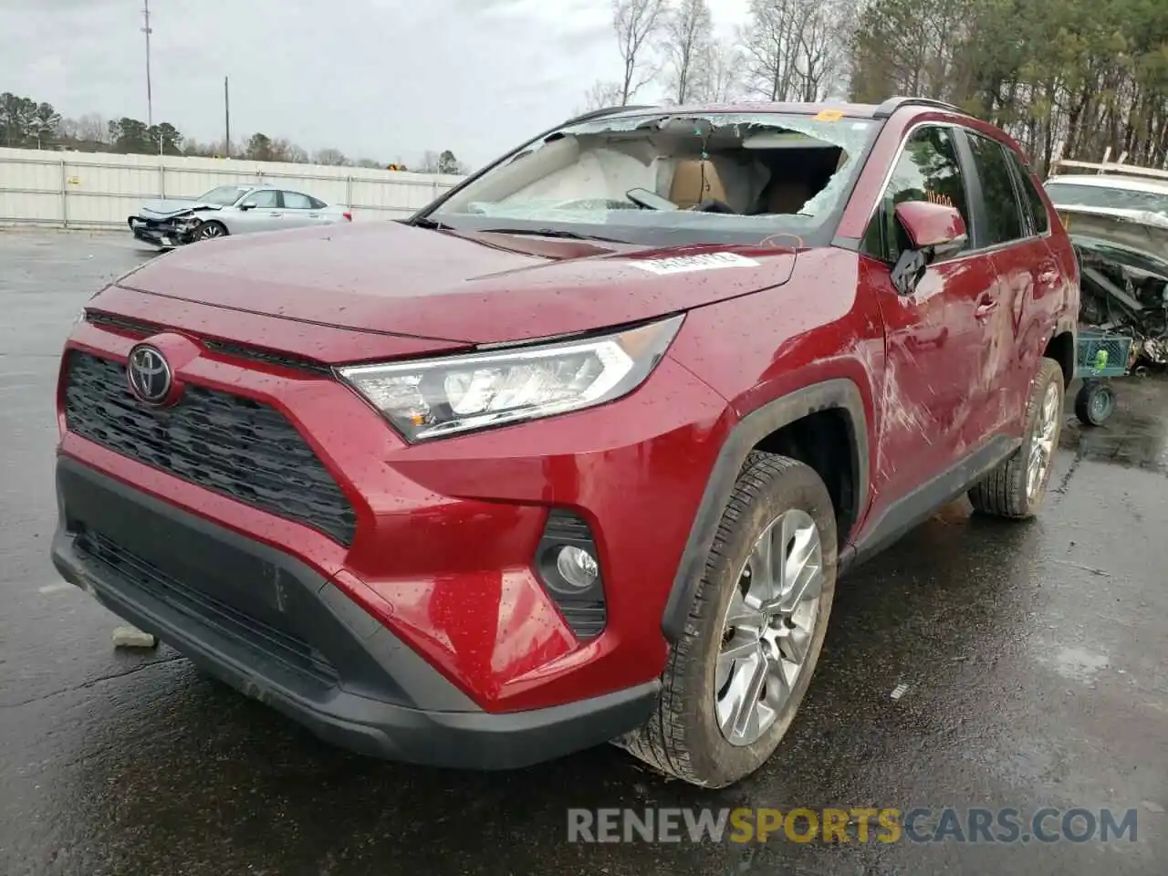 2 Photograph of a damaged car JTMC1RFV7LD043250 TOYOTA RAV4 2020