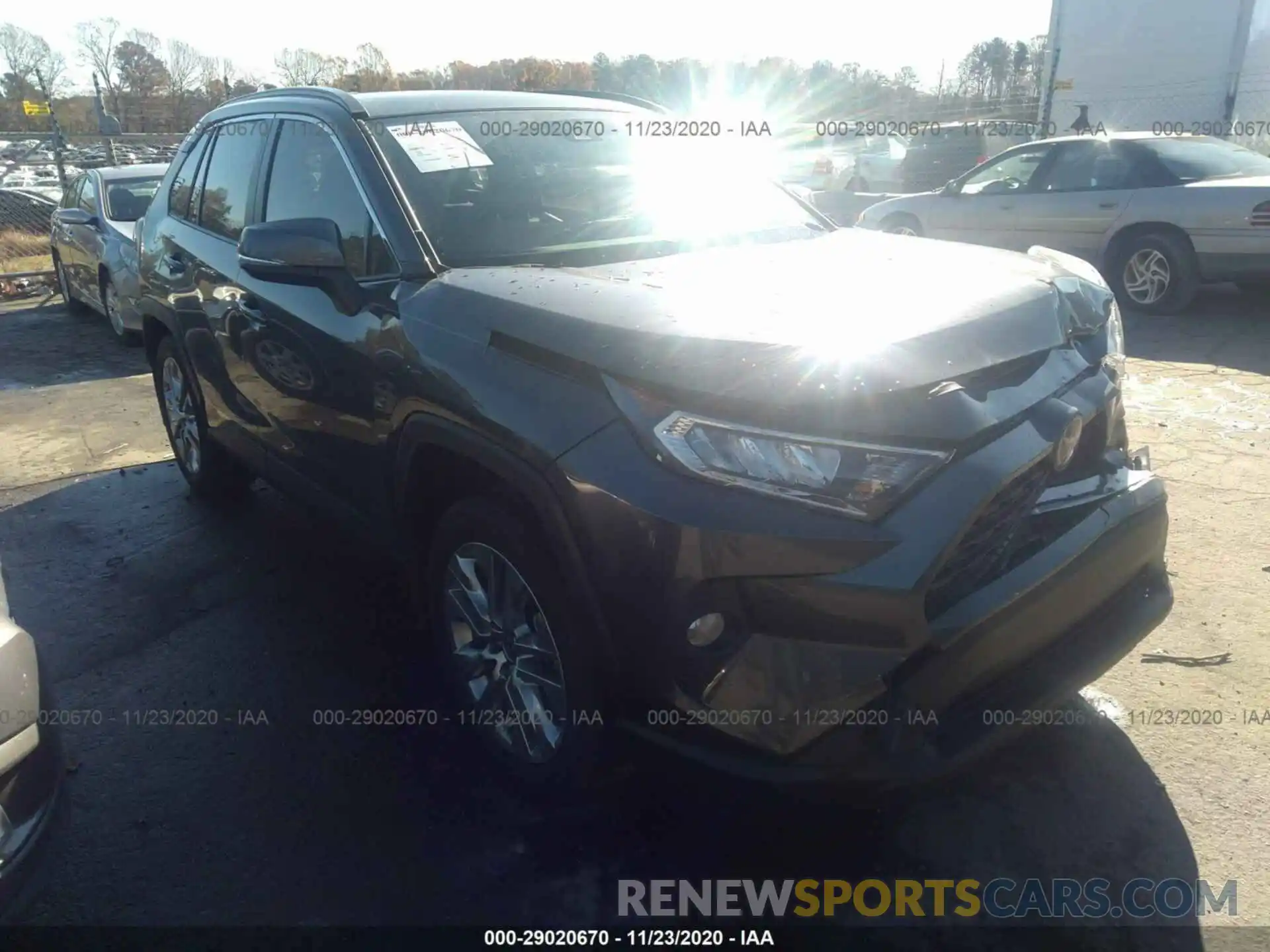 1 Photograph of a damaged car JTMC1RFV7LD054572 TOYOTA RAV4 2020