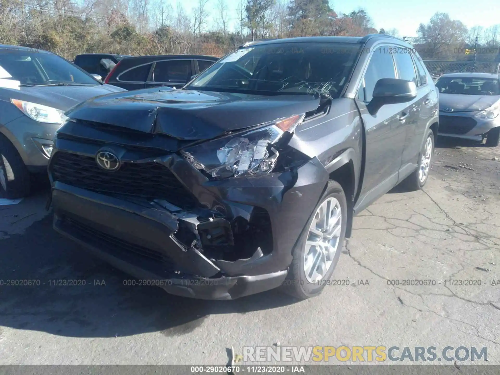 2 Photograph of a damaged car JTMC1RFV7LD054572 TOYOTA RAV4 2020